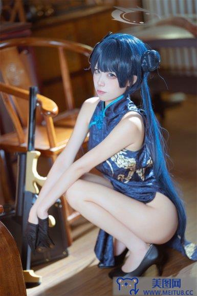 [是三不是世w] NO.031 碧蓝档案 妃咲旗袍