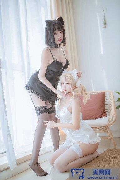 [日奈娇] NO.013 私房双人猫耳