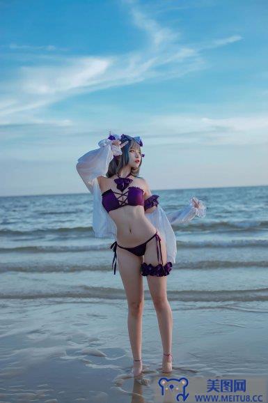 [二佐] NO.199 碧蓝航线-柴郡泳装