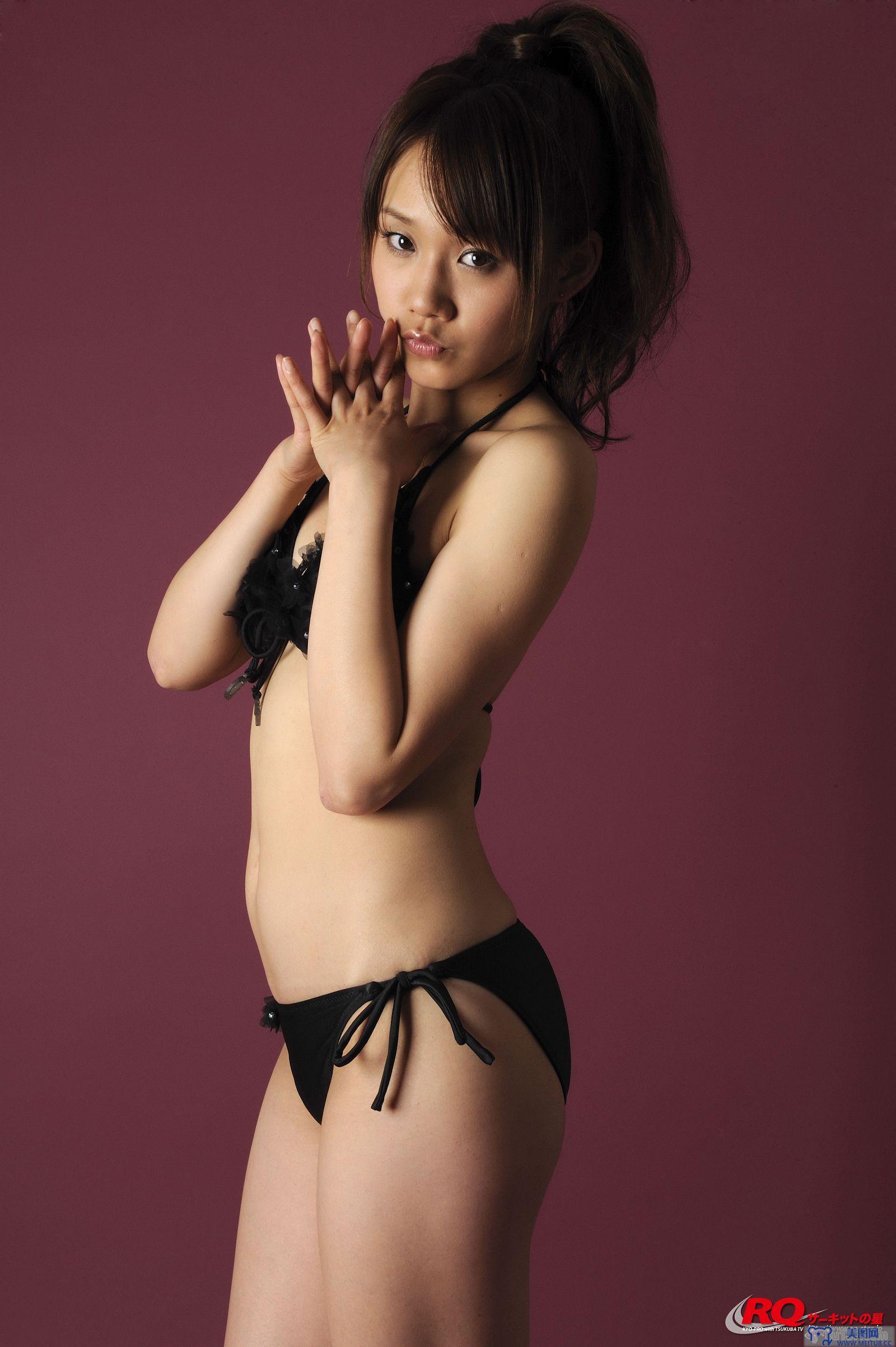 [RQ-STAR美女] NO.00126 Reina Fuchiwaki 淵脇レイナ Swim Suits - Black