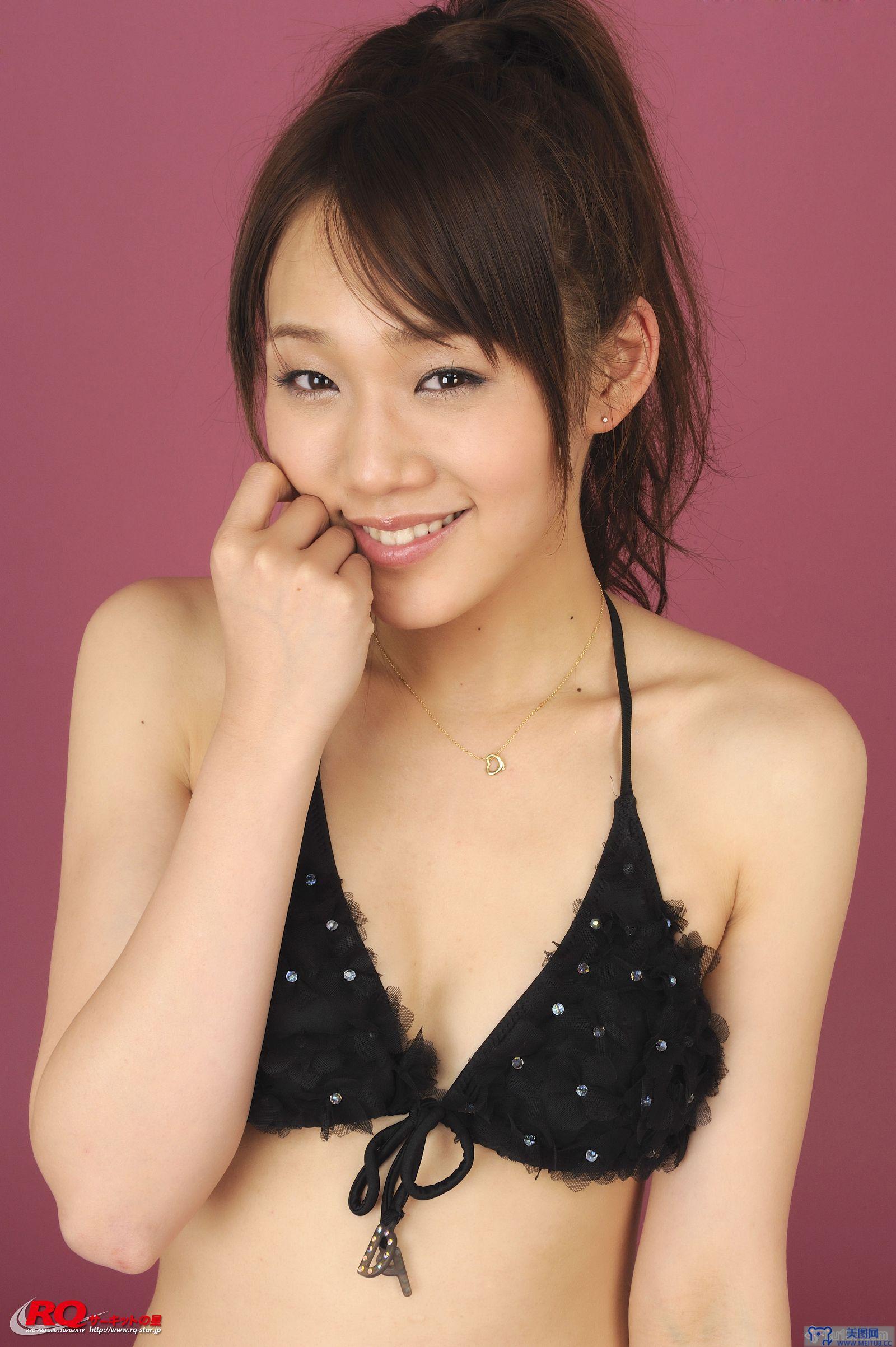 [RQ-STAR美女] NO.00126 Reina Fuchiwaki 淵脇レイナ Swim Suits - Black