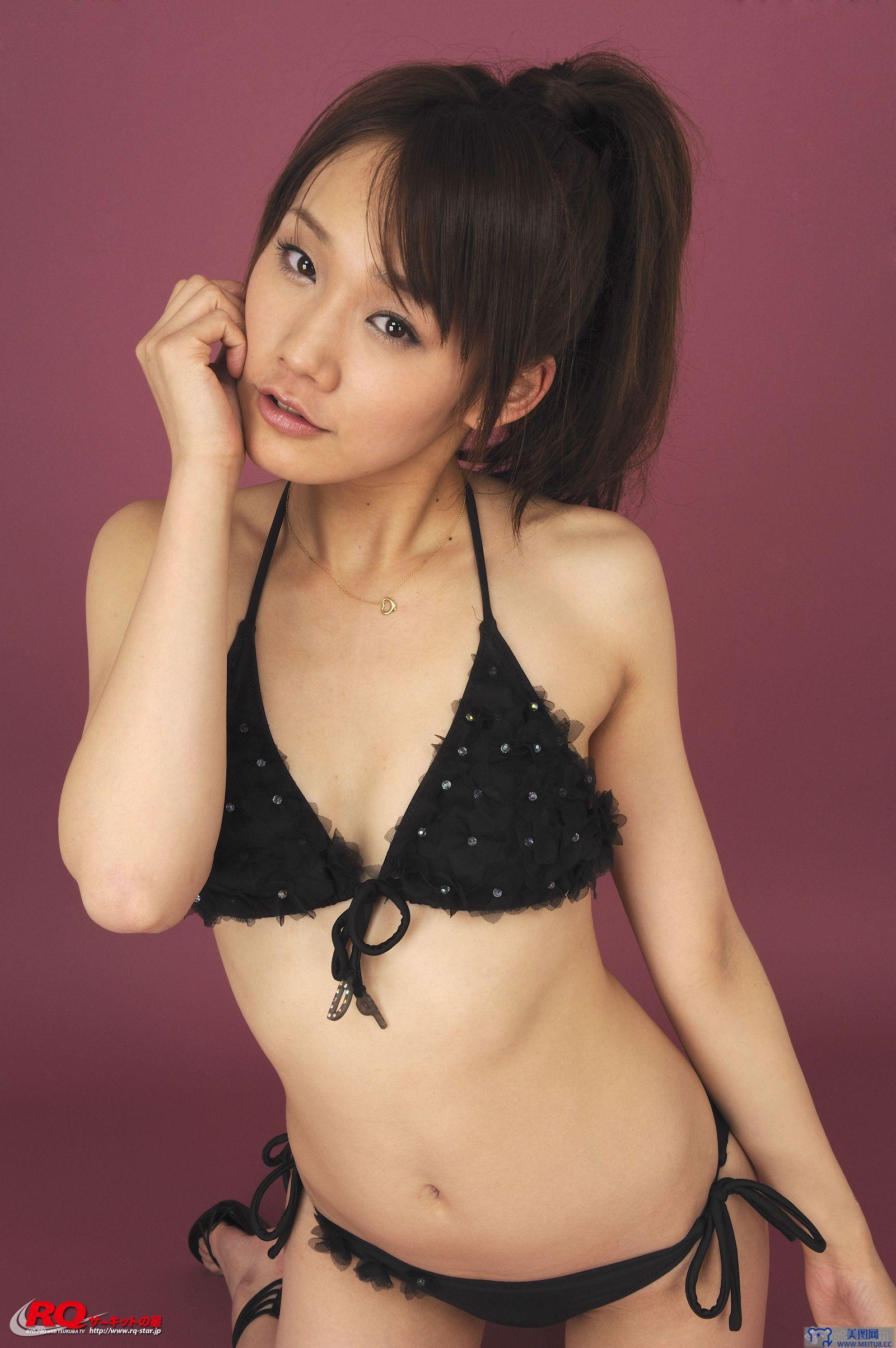 [RQ-STAR美女] NO.00126 Reina Fuchiwaki 淵脇レイナ Swim Suits - Black