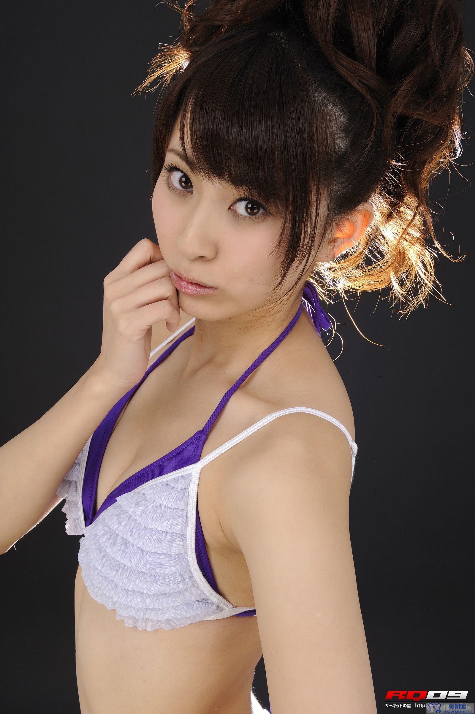 [RQ-STAR美女] NO.00146 Anna Hayashi 林杏菜 Swim Suits - Purple