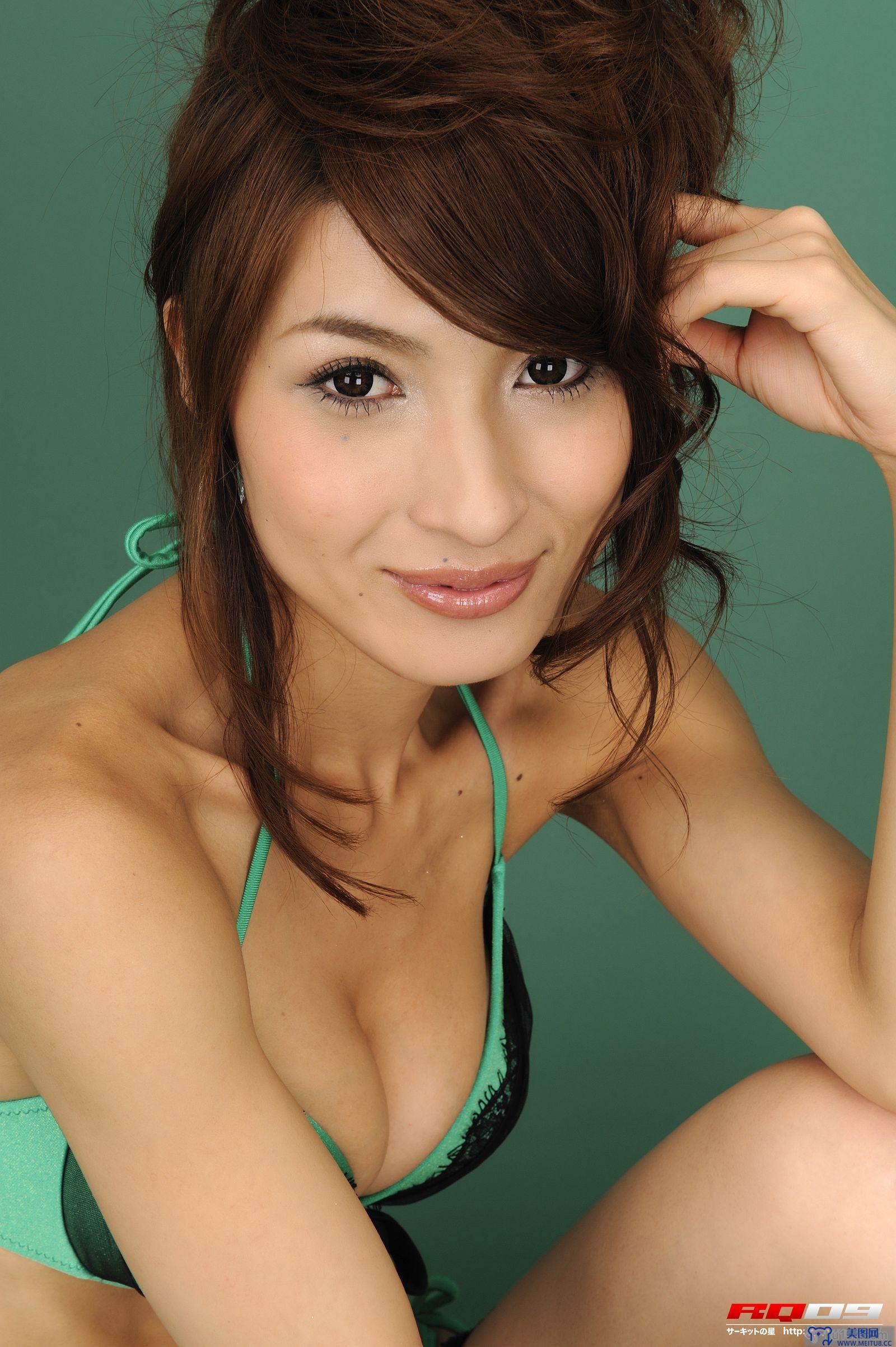 [RQ-STAR美女] NO.00147 Chisaki Takahashi 高橋千咲姫 Swim Suits - Green