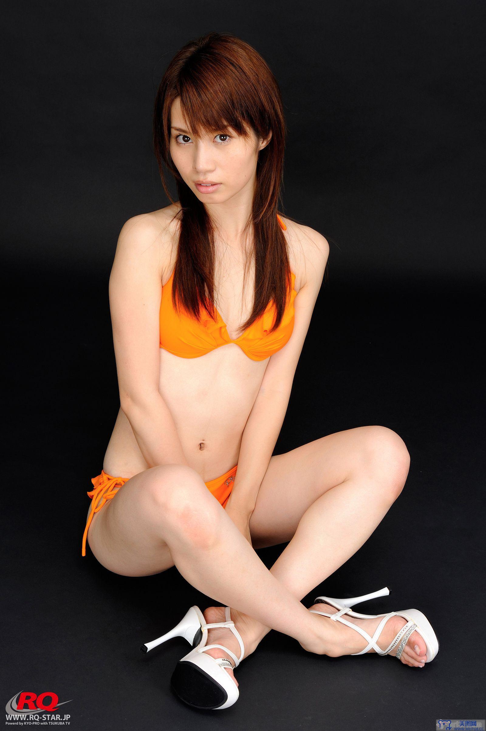 [RQ-STAR美女] NO.0040 Aki Kogure 苤贍丐五Swim Suits - Orange