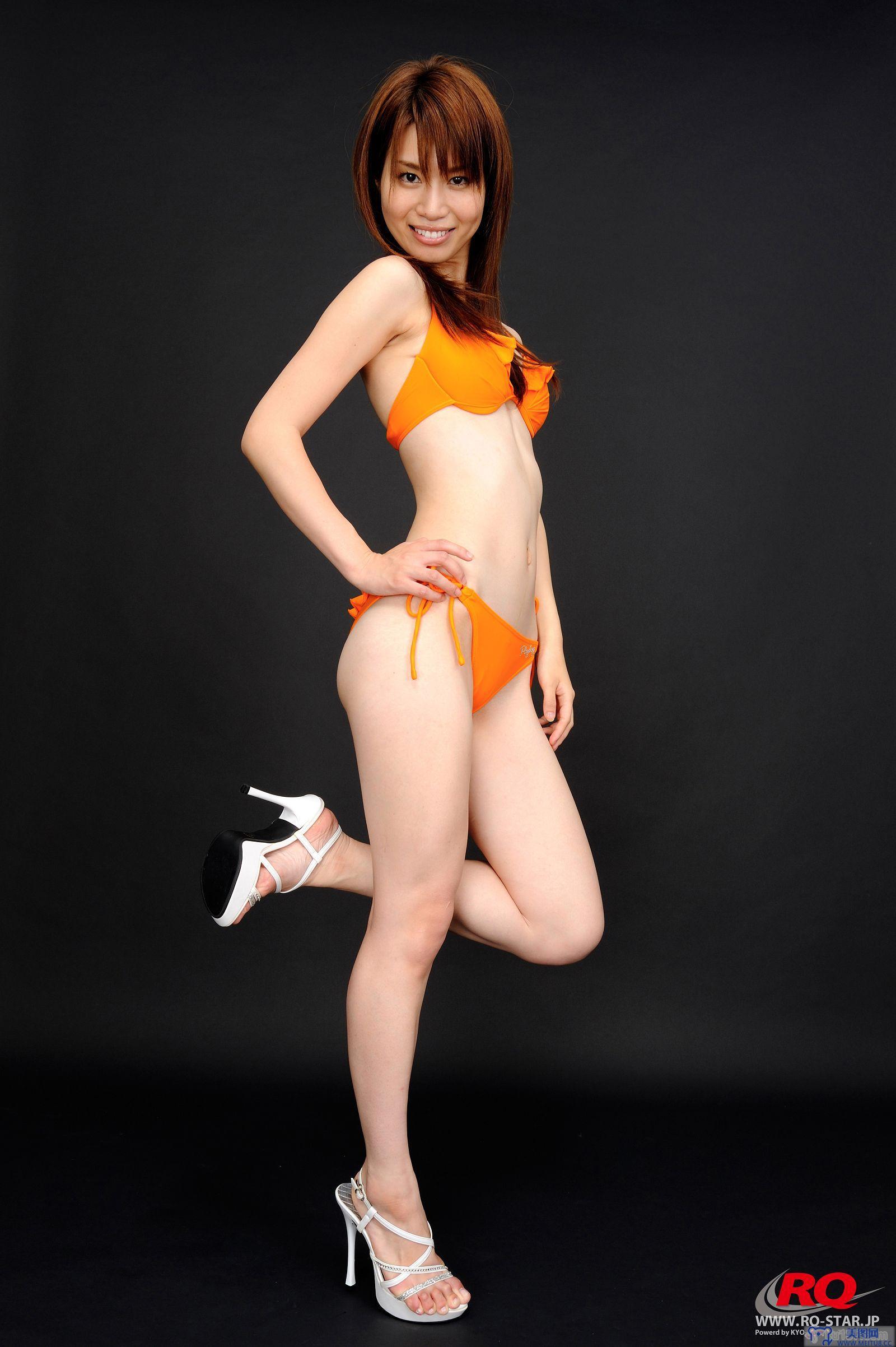 [RQ-STAR美女] NO.0040 Aki Kogure 苤贍丐五Swim Suits - Orange