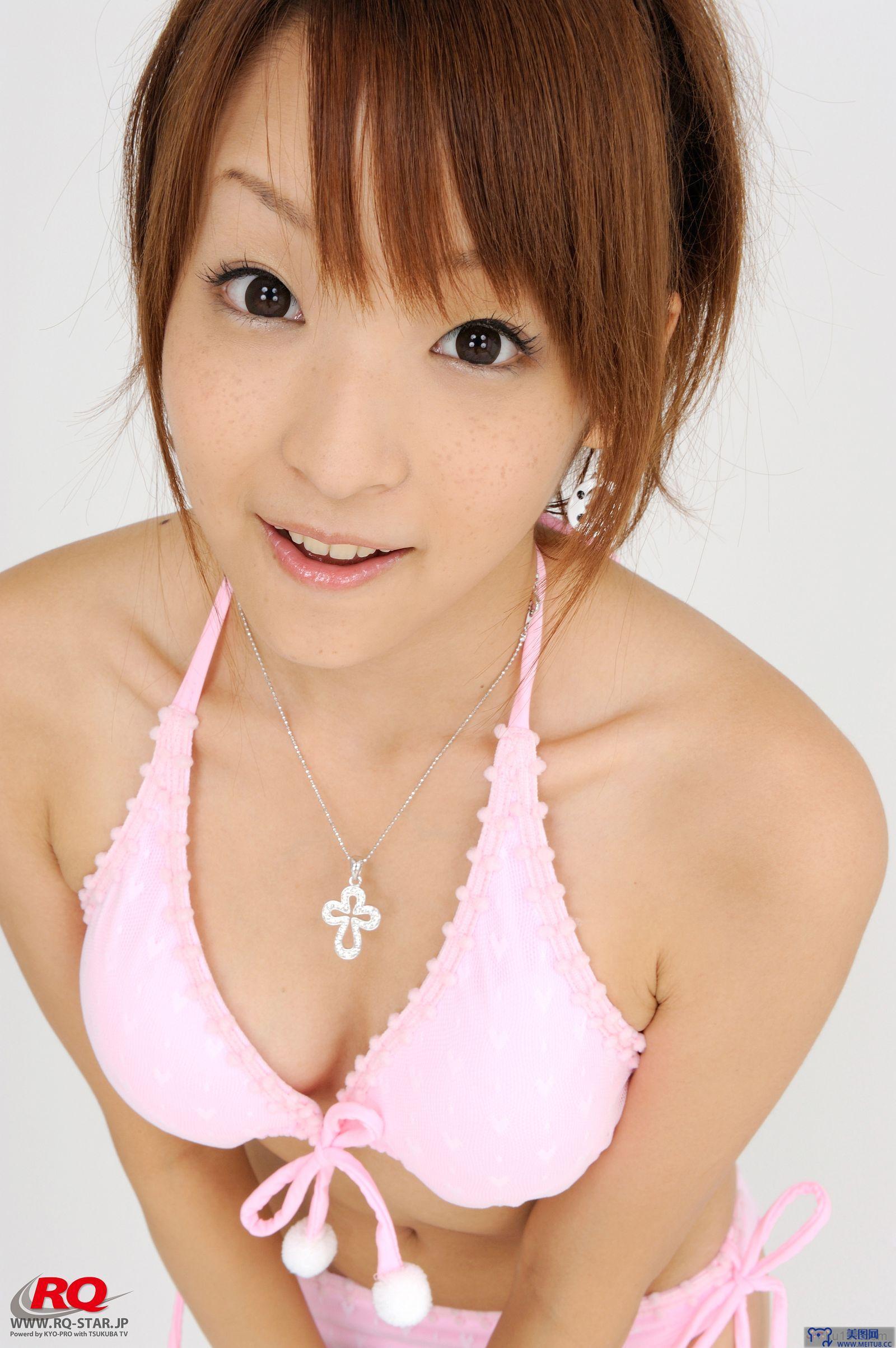 [RQ-STAR美女] NO.0075 Aoki Mio 青木未央 Swim Suits - White