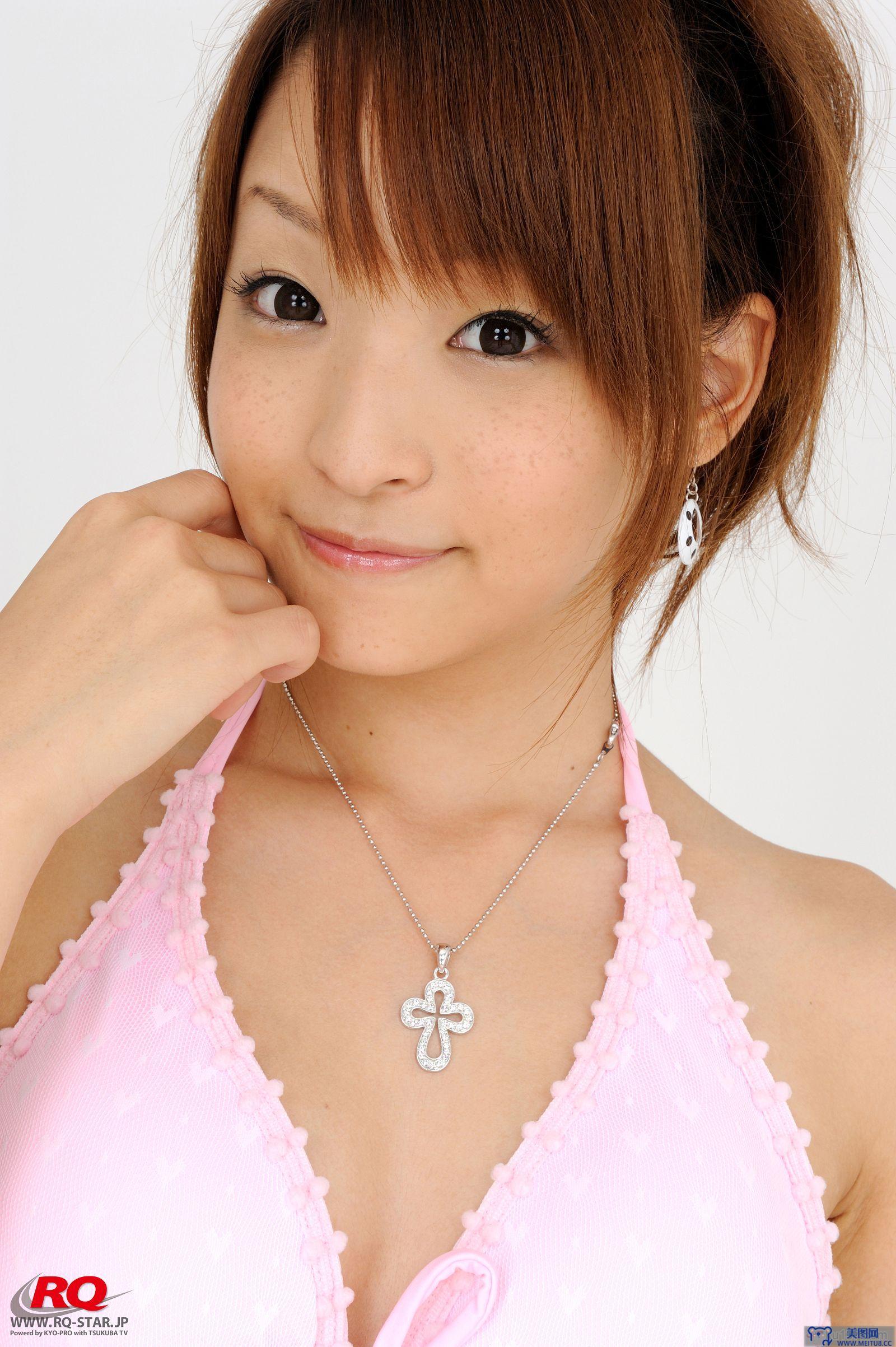 [RQ-STAR美女] NO.0075 Aoki Mio 青木未央 Swim Suits - White