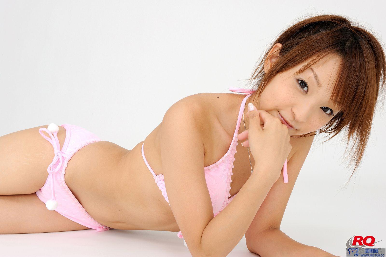 [RQ-STAR美女] NO.0075 Aoki Mio 青木未央 Swim Suits - White