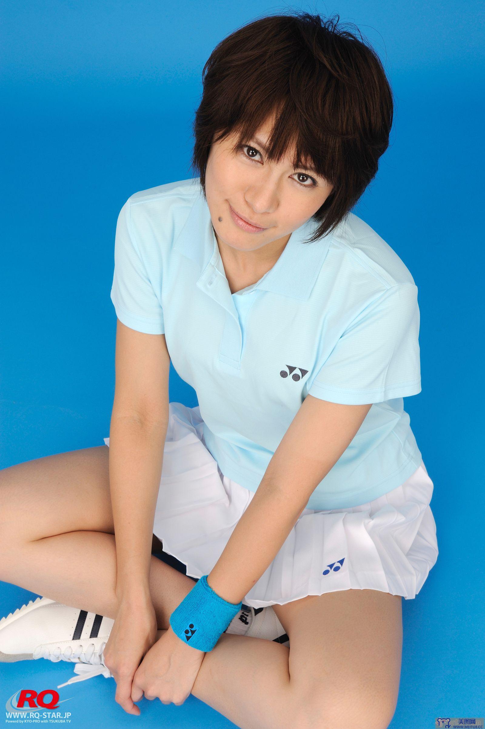 [RQ-STAR美女] NO.0081 Akiko Fujihara 藤原明子 Badminton Wear