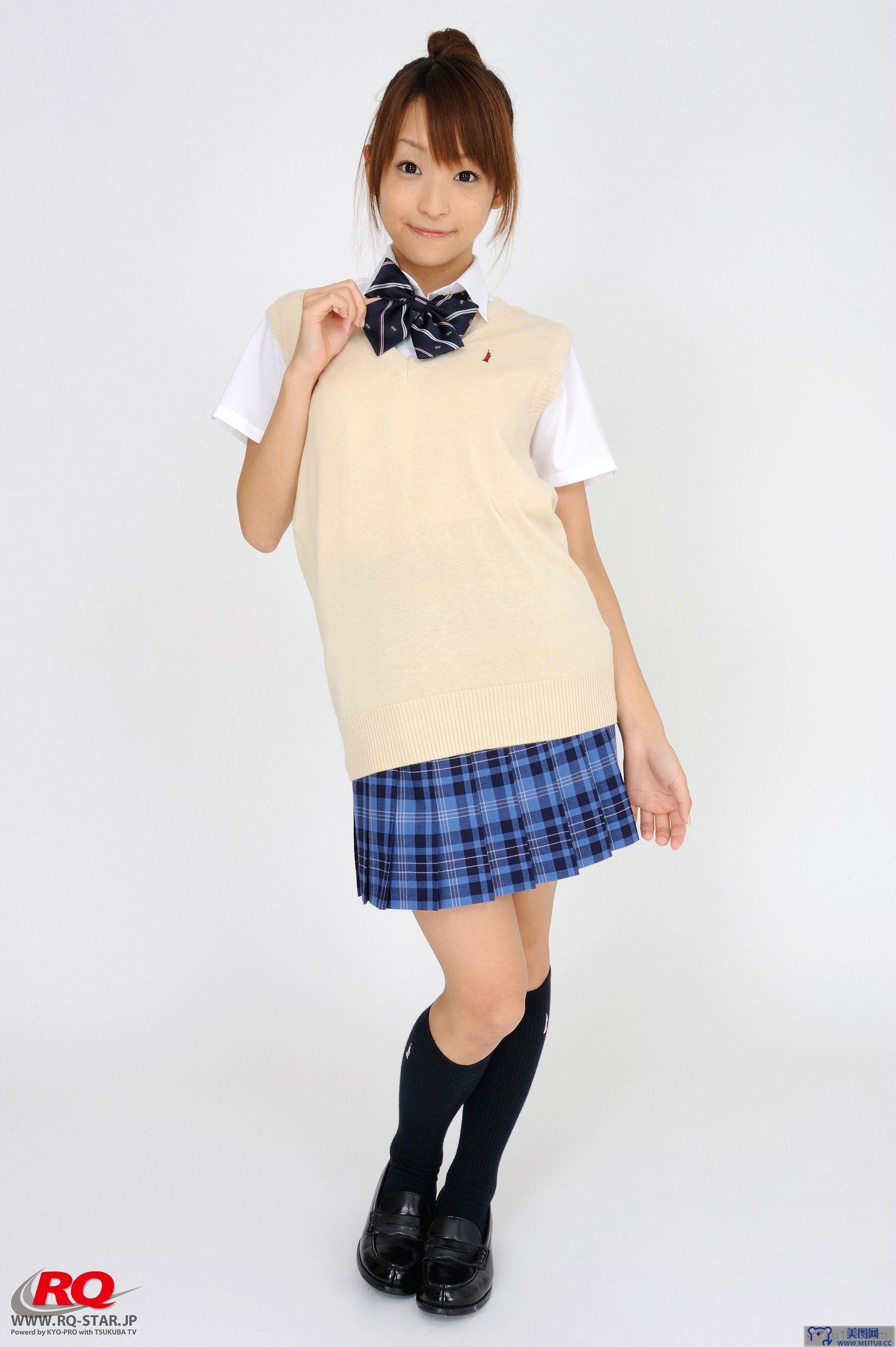 [RQ-STAR美女] NO.0097 Mio Aoki 青木未央 Student Style