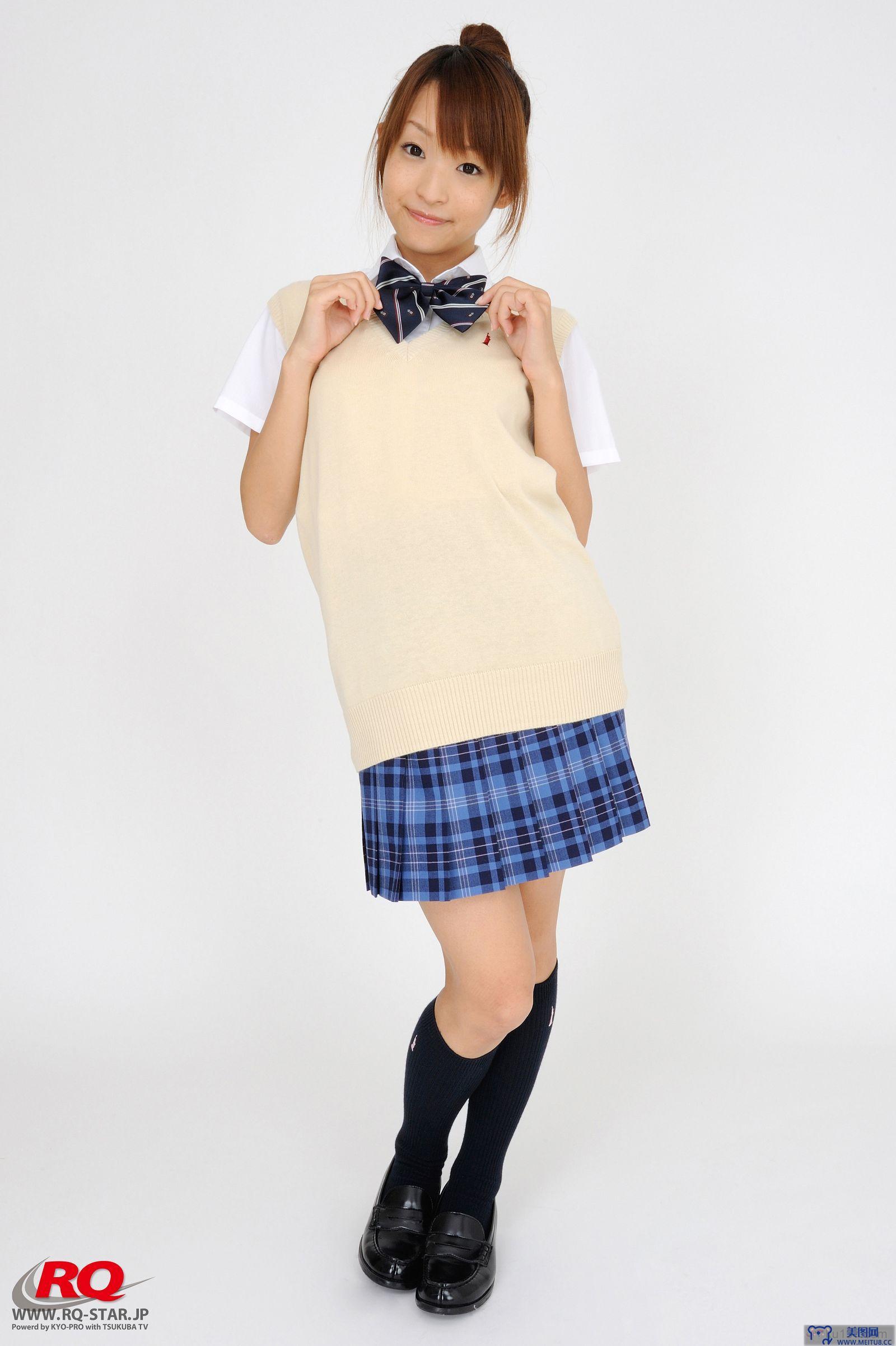 [RQ-STAR美女] NO.0097 Mio Aoki 青木未央 Student Style