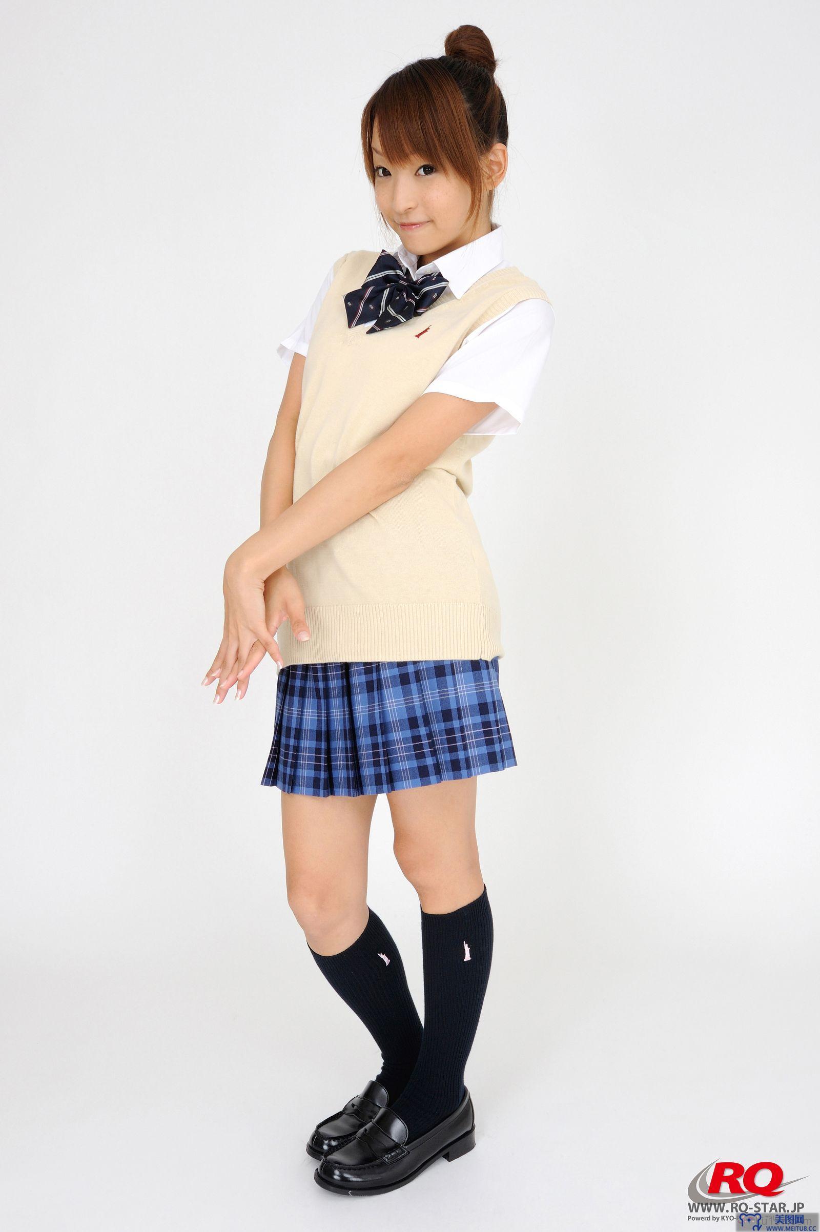 [RQ-STAR美女] NO.0097 Mio Aoki 青木未央 Student Style