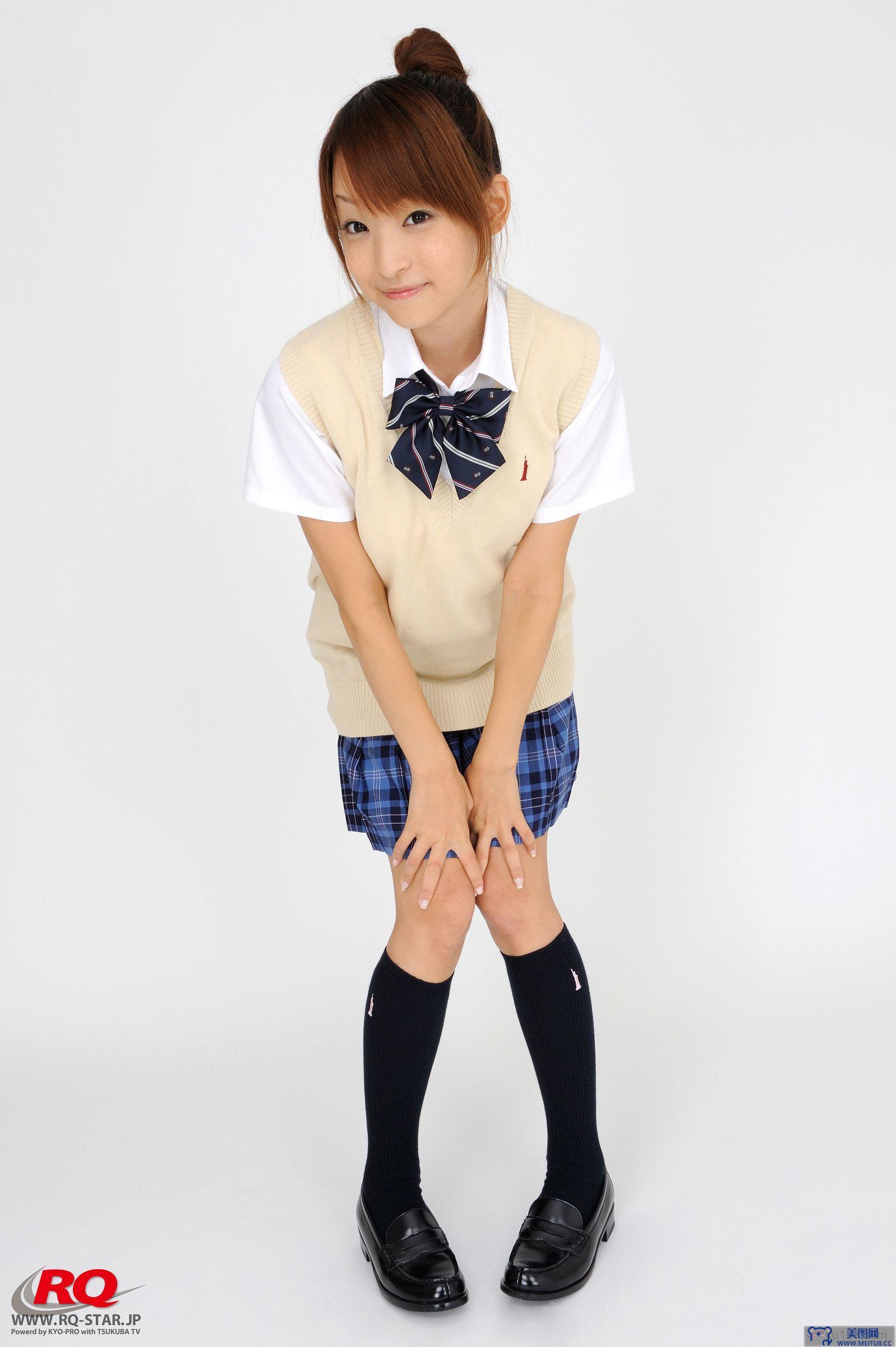 [RQ-STAR美女] NO.0097 Mio Aoki 青木未央 Student Style