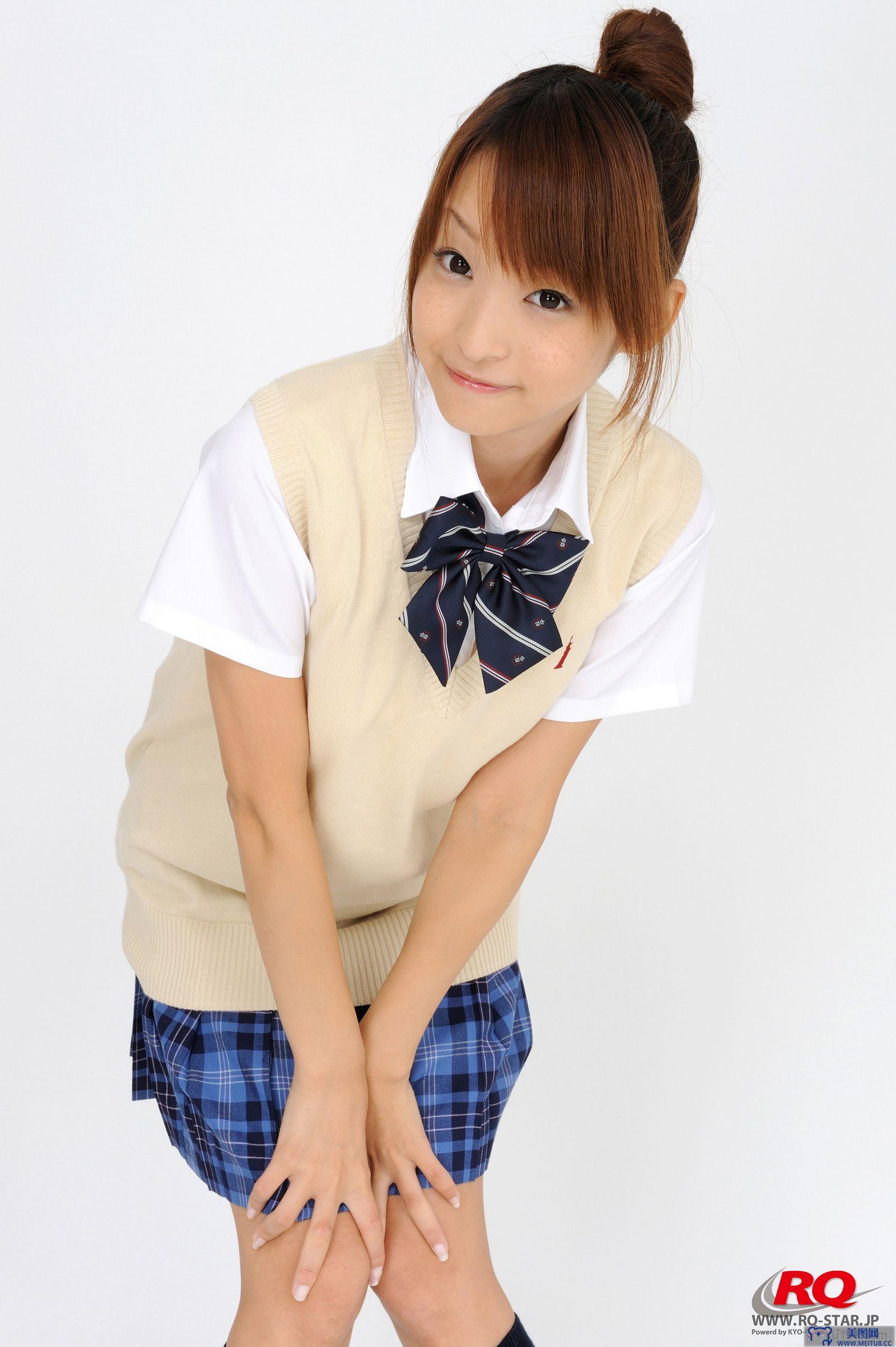 [RQ-STAR美女] NO.0097 Mio Aoki 青木未央 Student Style