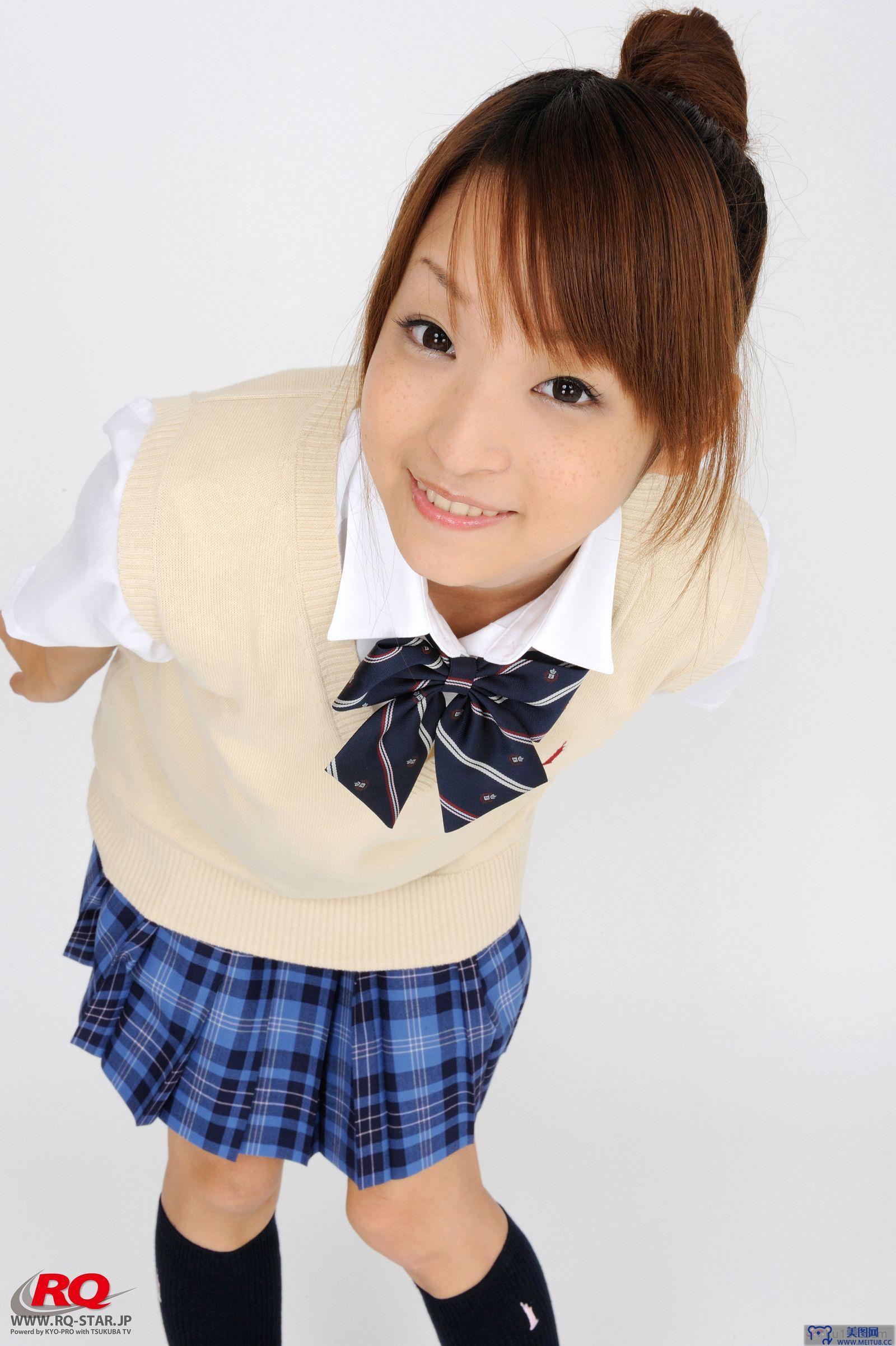 [RQ-STAR美女] NO.0097 Mio Aoki 青木未央 Student Style