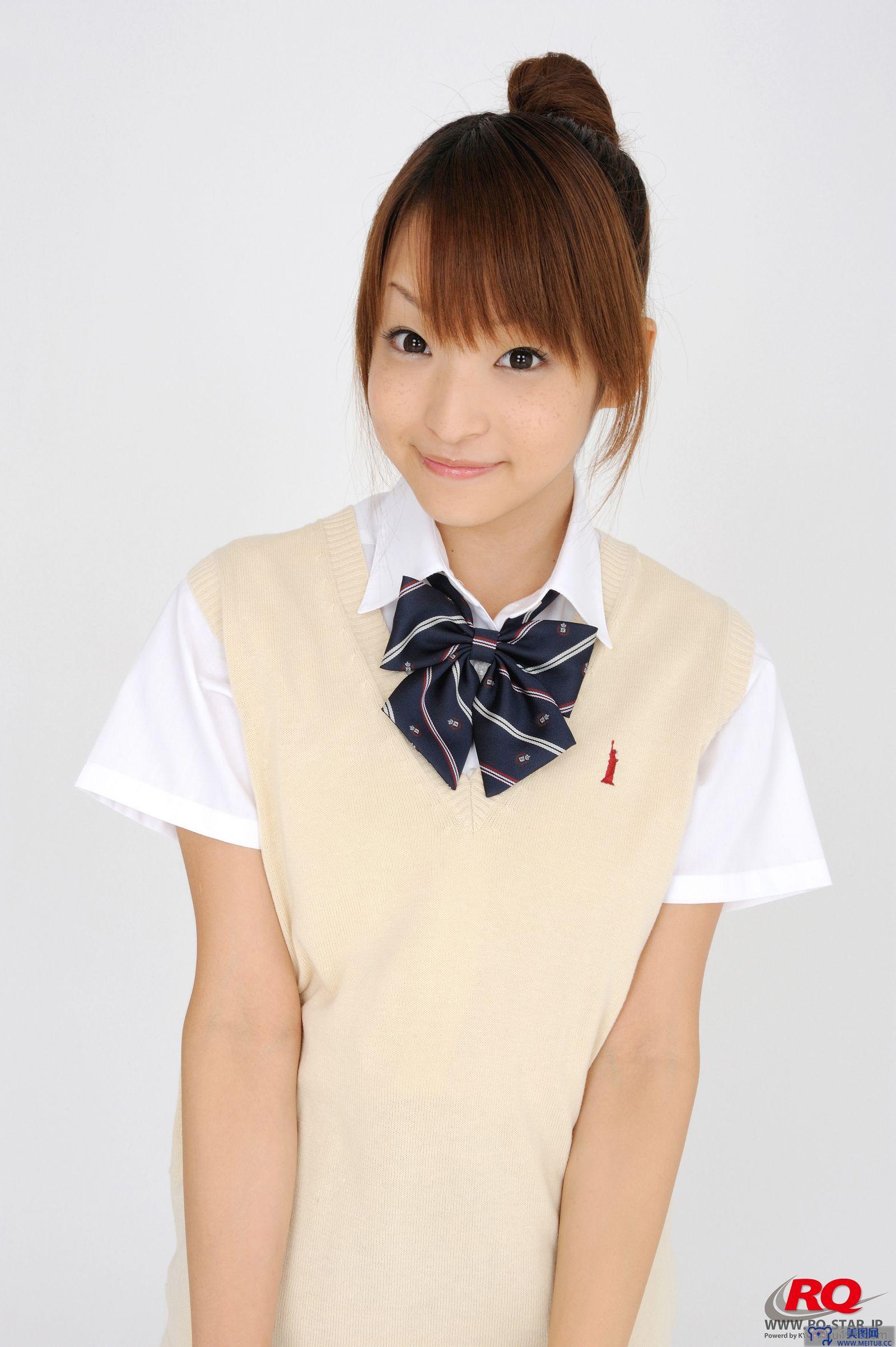 [RQ-STAR美女] NO.0097 Mio Aoki 青木未央 Student Style