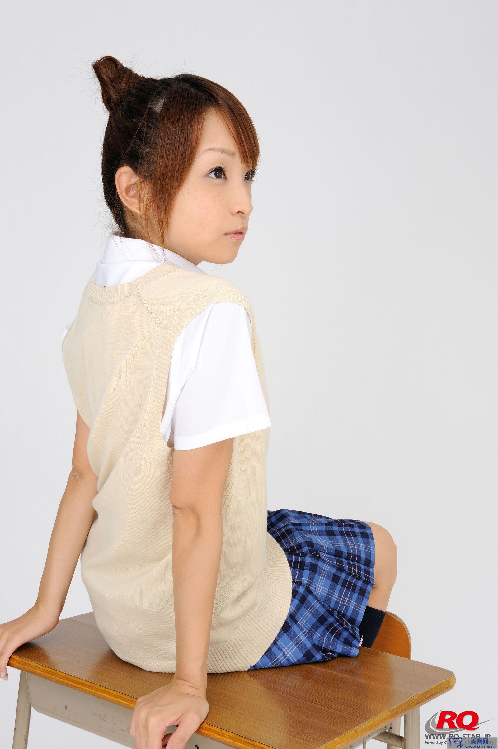 [RQ-STAR美女] NO.0097 Mio Aoki 青木未央 Student Style