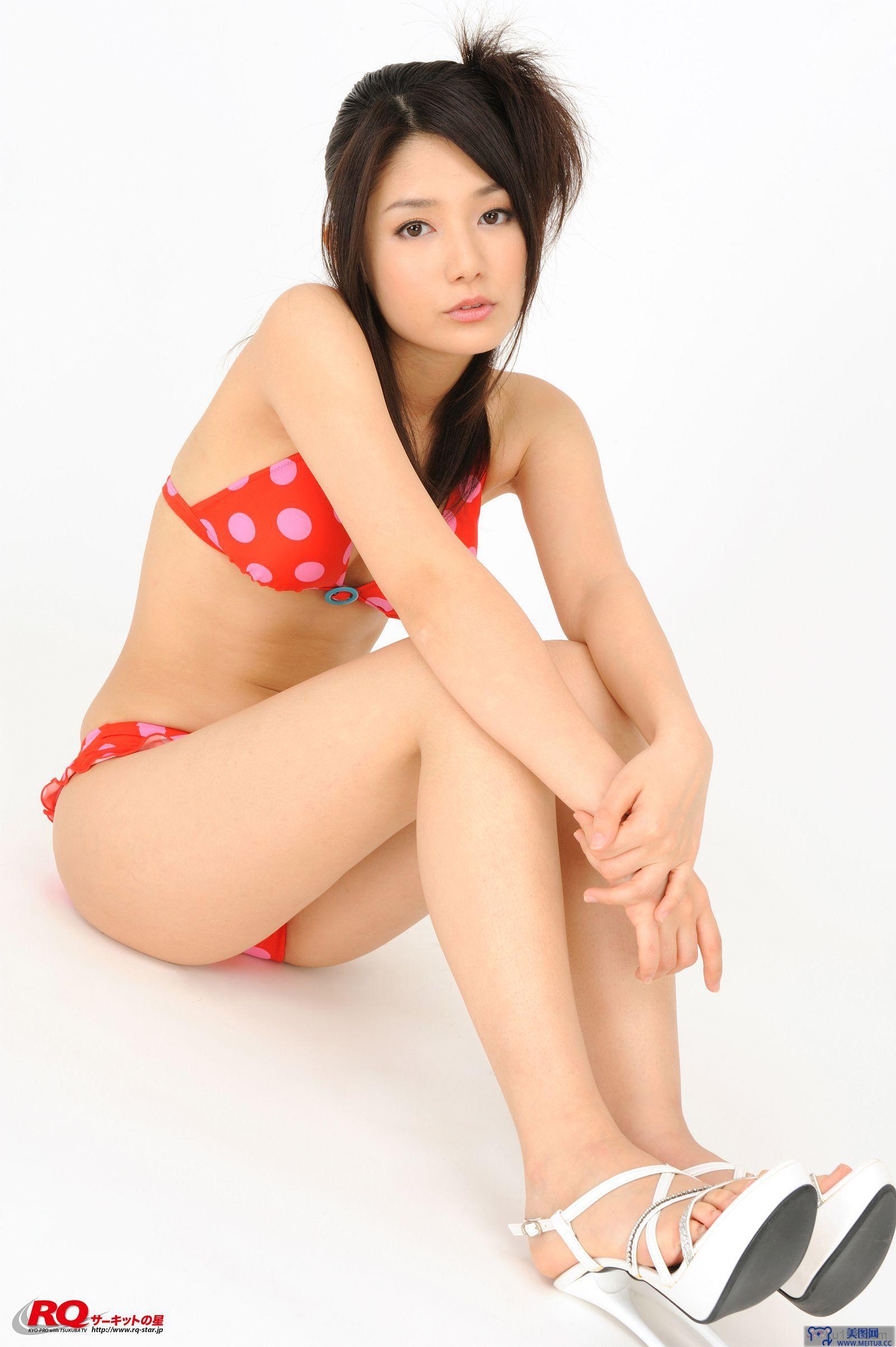 [RQ-STAR美女] NO.0105 Hitomi Furusaki 古崎瞳 Swim Suits – Red