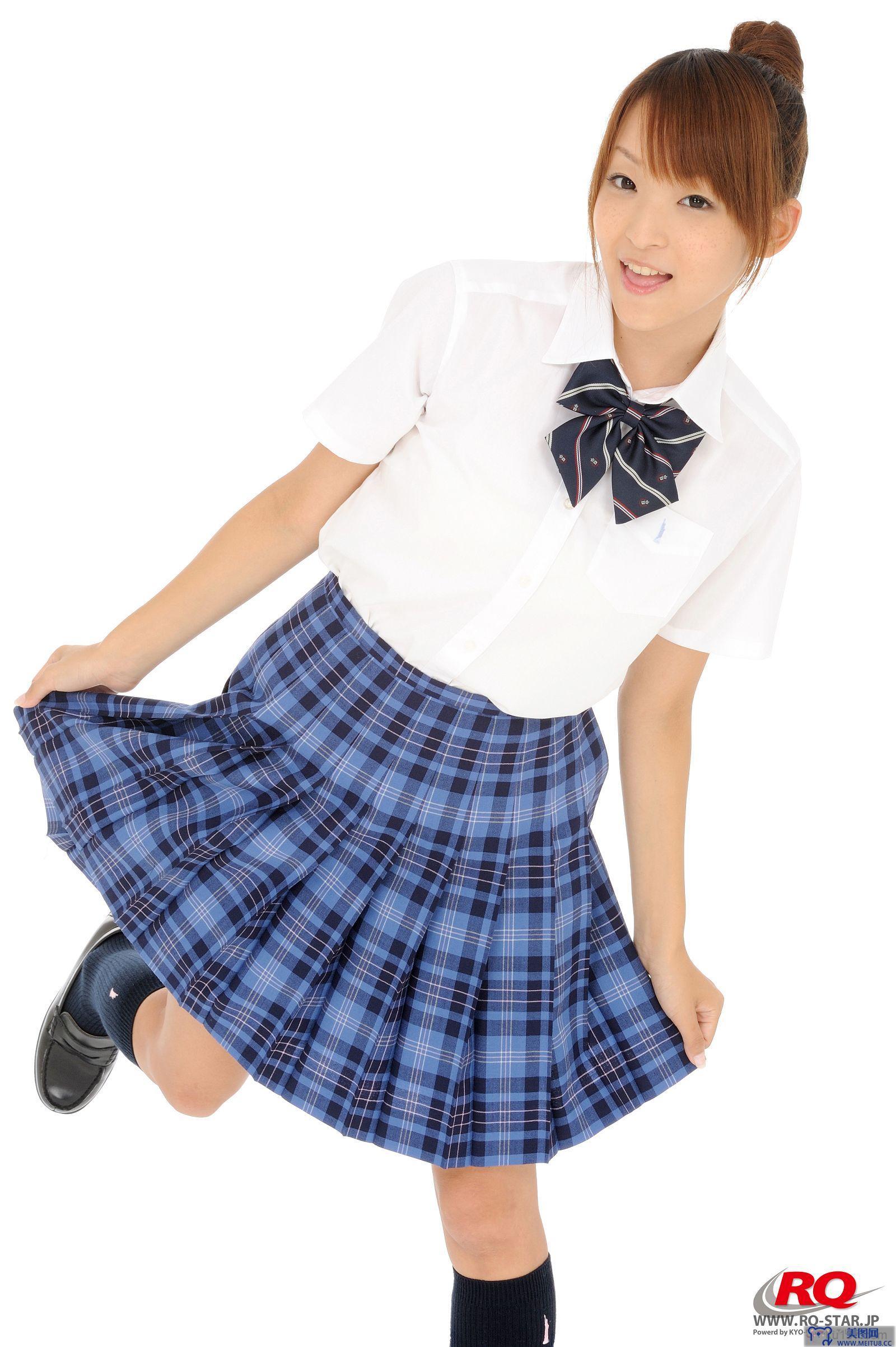 [RQ-STAR美女] NO.01152 Mio Aoki 青木未央 Student Style