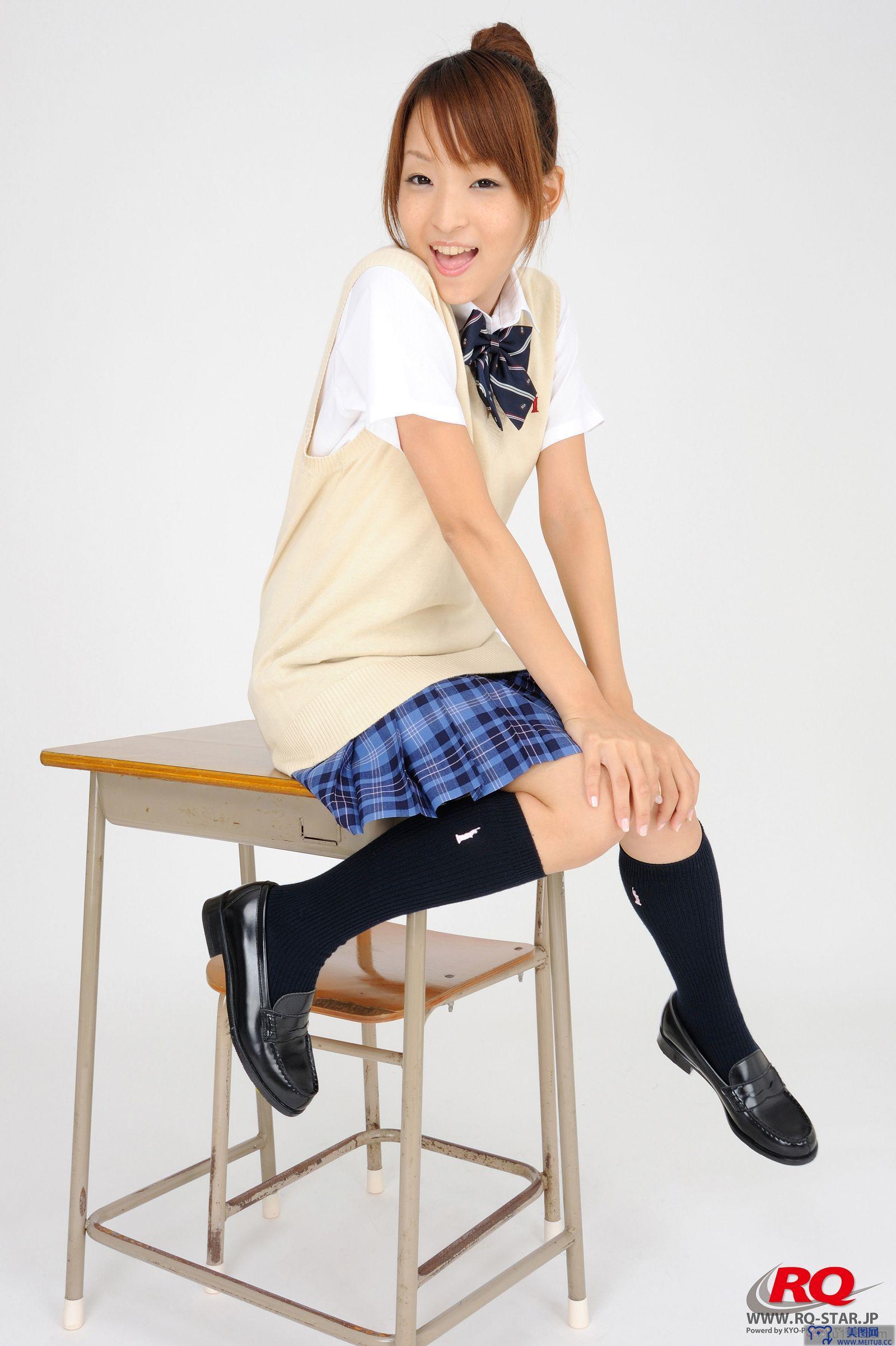 [RQ-STAR美女] NO.01162 Mio Aoki 青木未央 Student Style