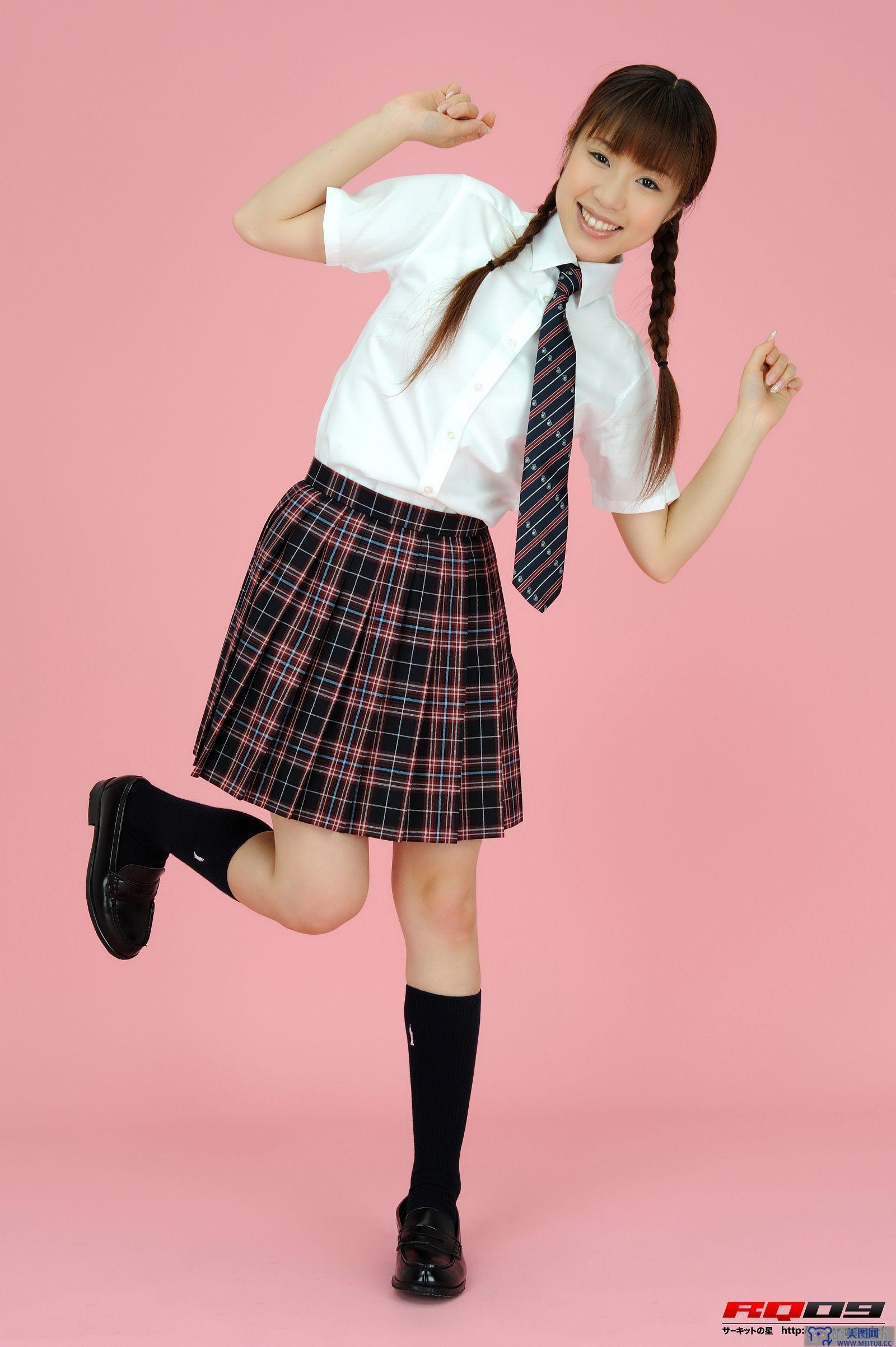 [RQ-STAR美女] NO.0163 Yuko Momokawa 桃川祐子 Student Style