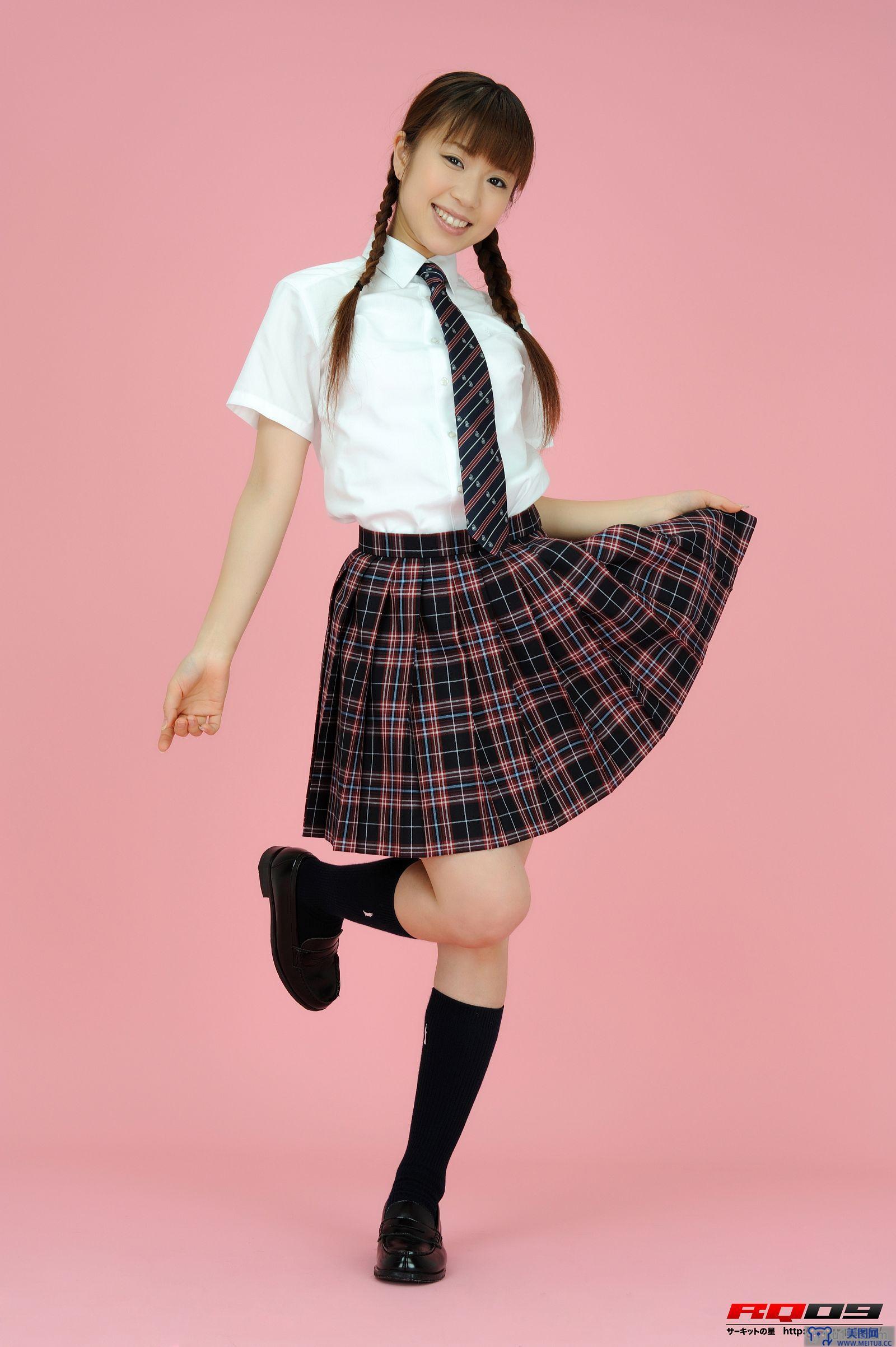 [RQ-STAR美女] NO.0163 Yuko Momokawa 桃川祐子 Student Style