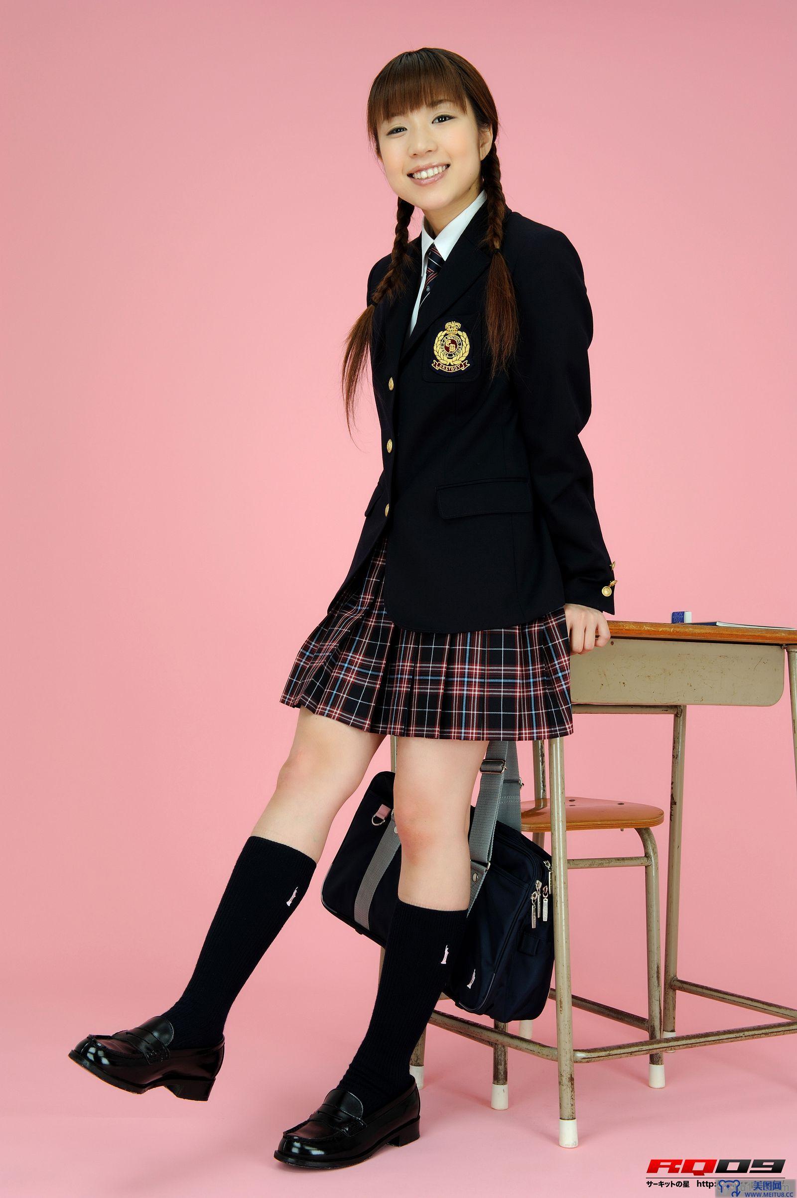 [RQ-STAR美女] NO.0163 Yuko Momokawa 桃川祐子 Student Style