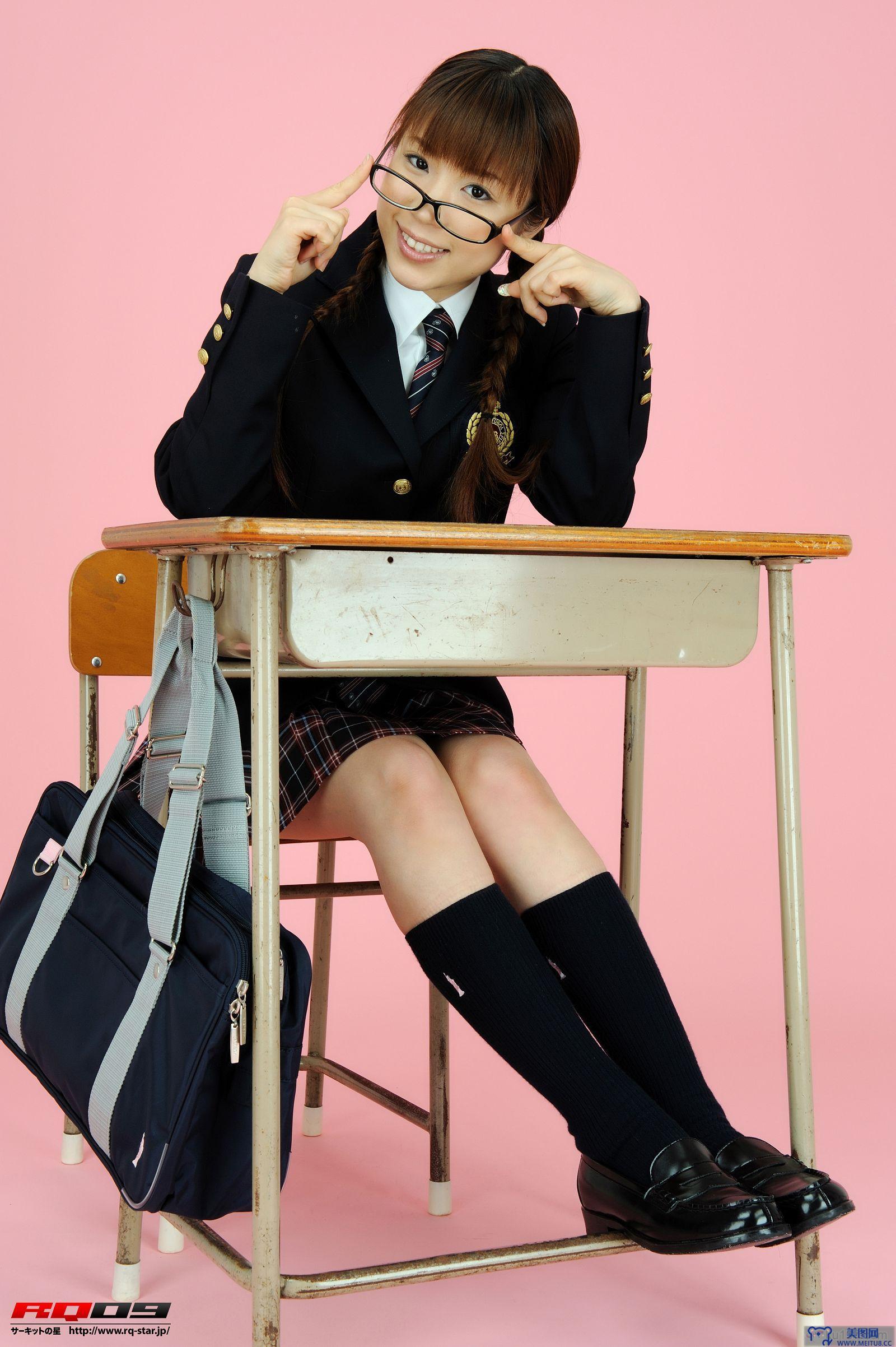 [RQ-STAR美女] NO.0163 Yuko Momokawa 桃川祐子 Student Style