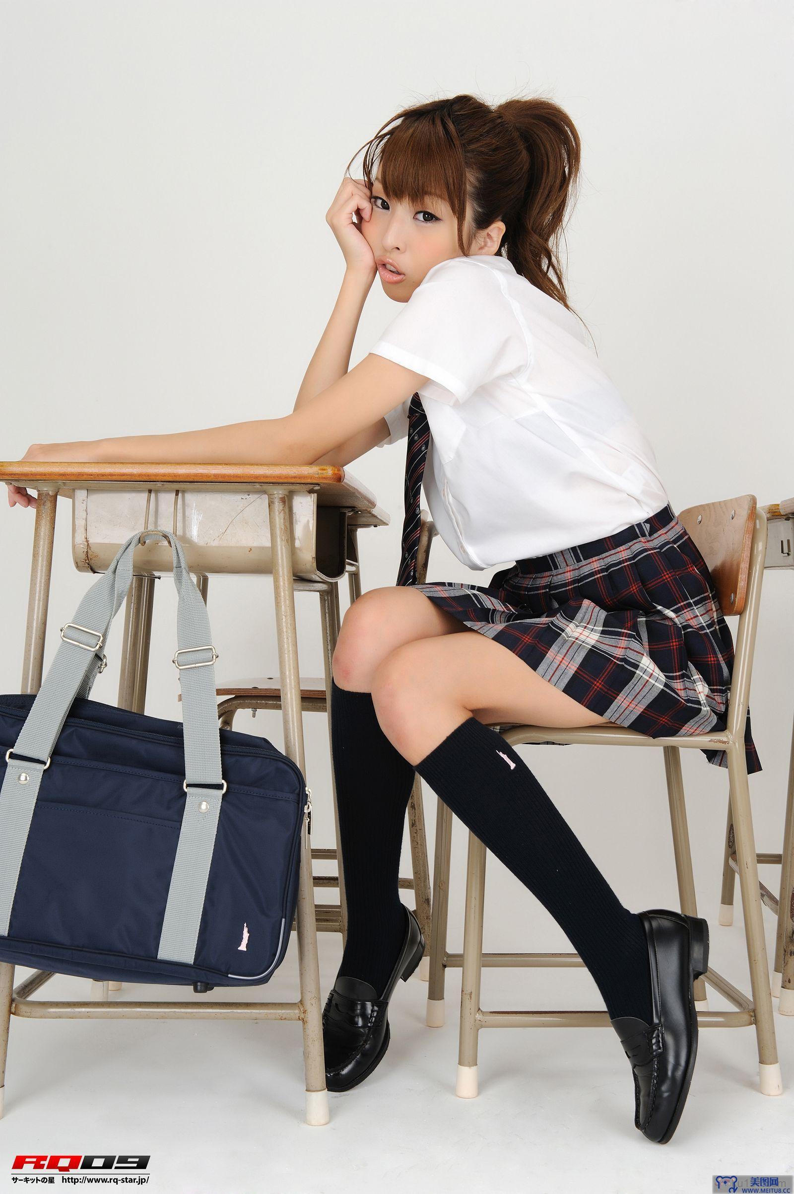 [RQ-STAR美女] NO.0184 Mirei Kurosawa 鼪g美怜 Student Style