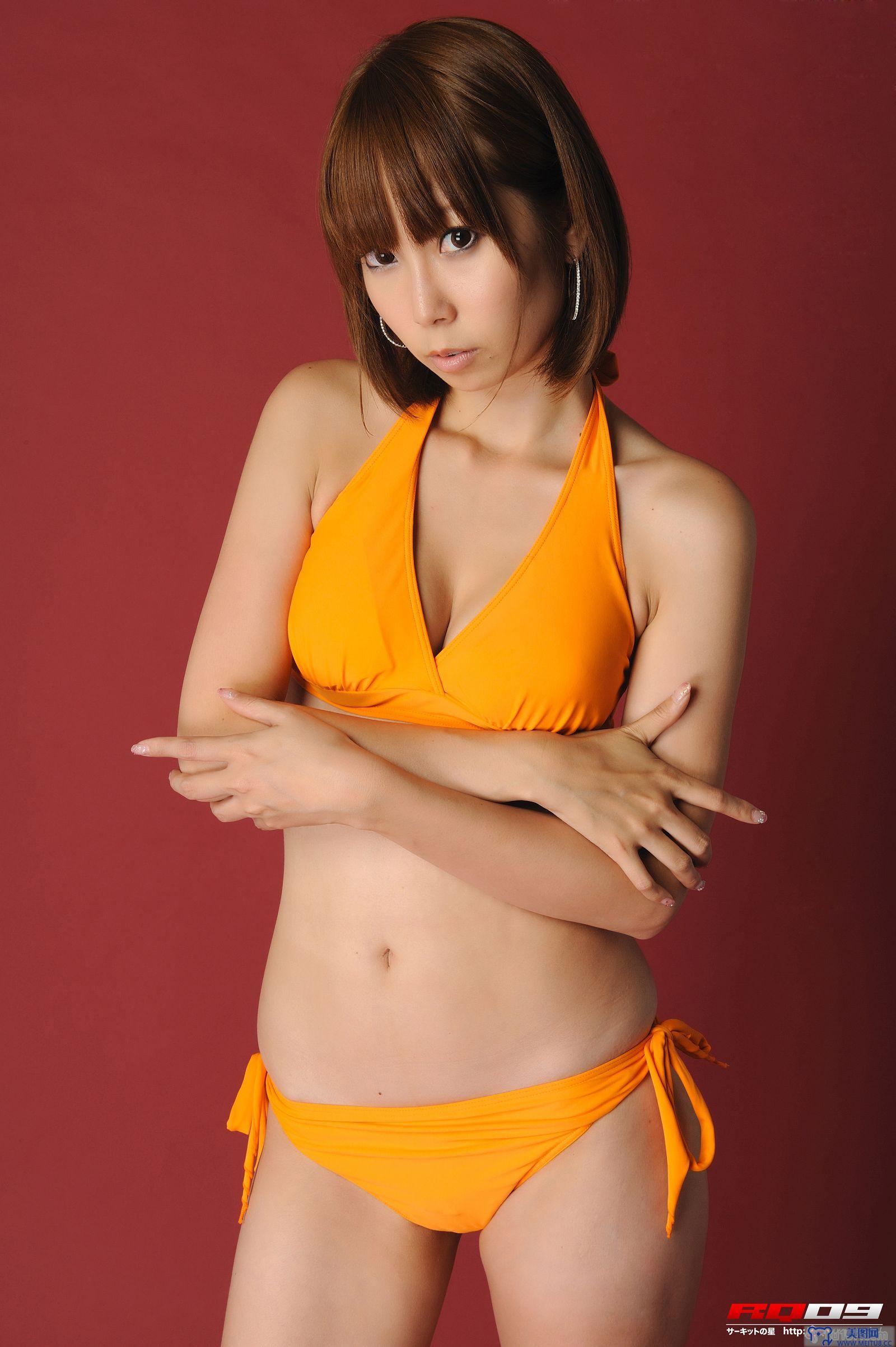 [RQ-STAR美女] NO.0208 Miyu Tokunaga 徳永末遊 Swim Suits – Orange