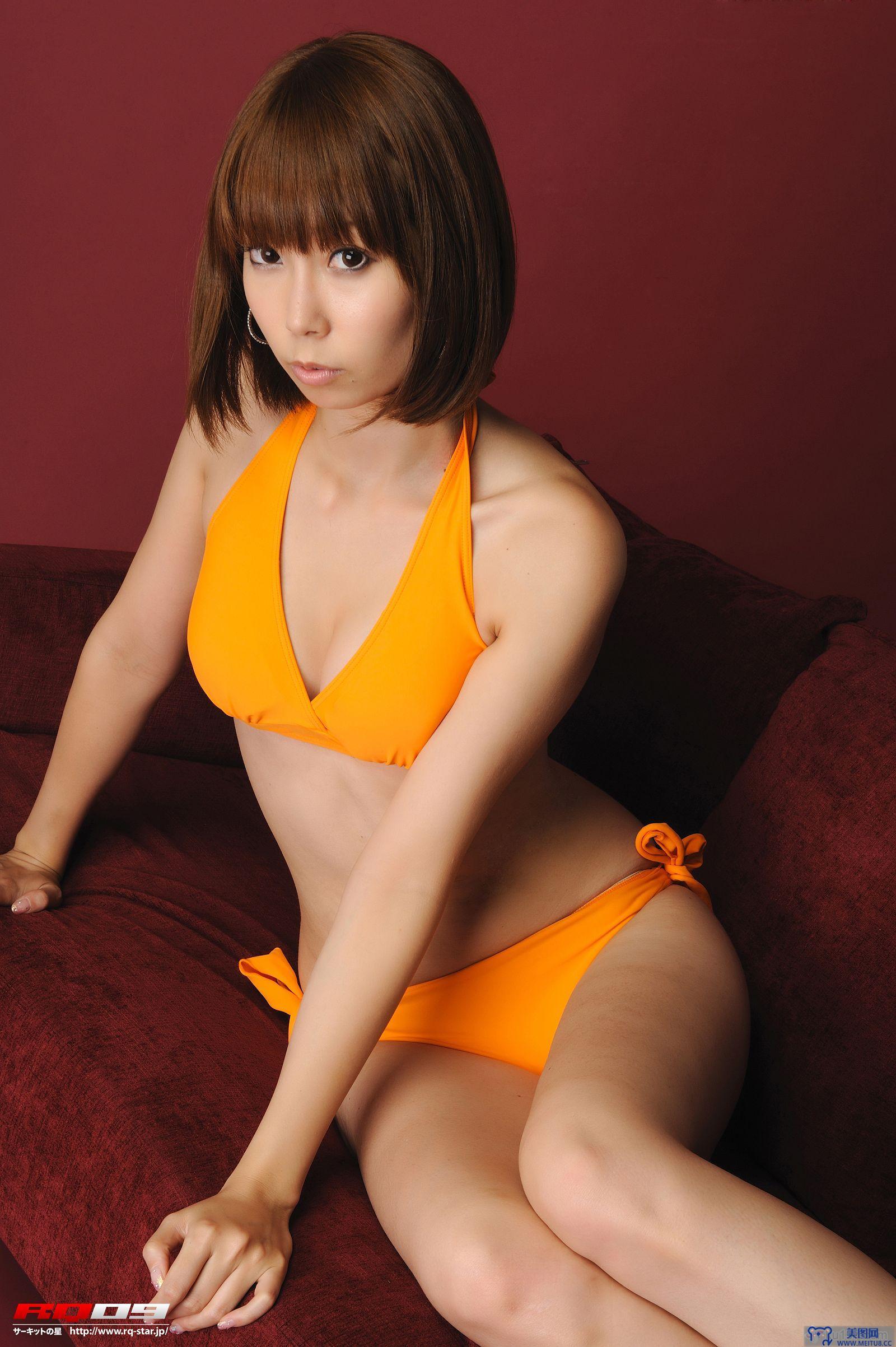 [RQ-STAR美女] NO.0208 Miyu Tokunaga 徳永末遊 Swim Suits – Orange