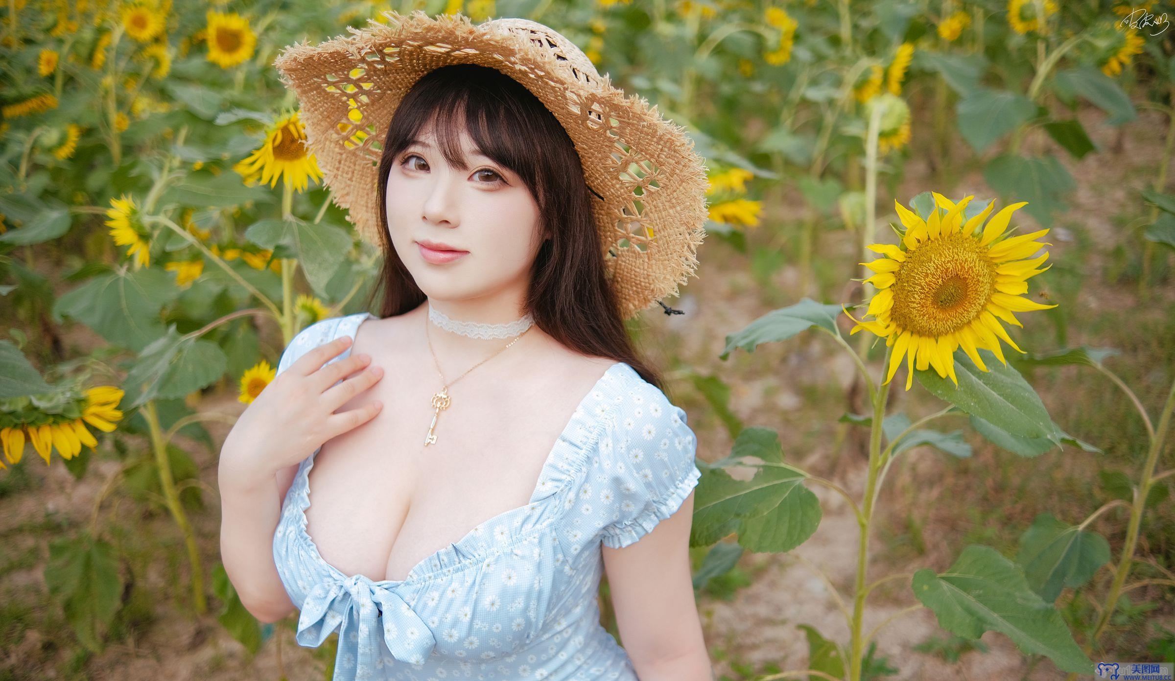 [皮皮奶可可爱了啦] NO.055 彼女向日葵