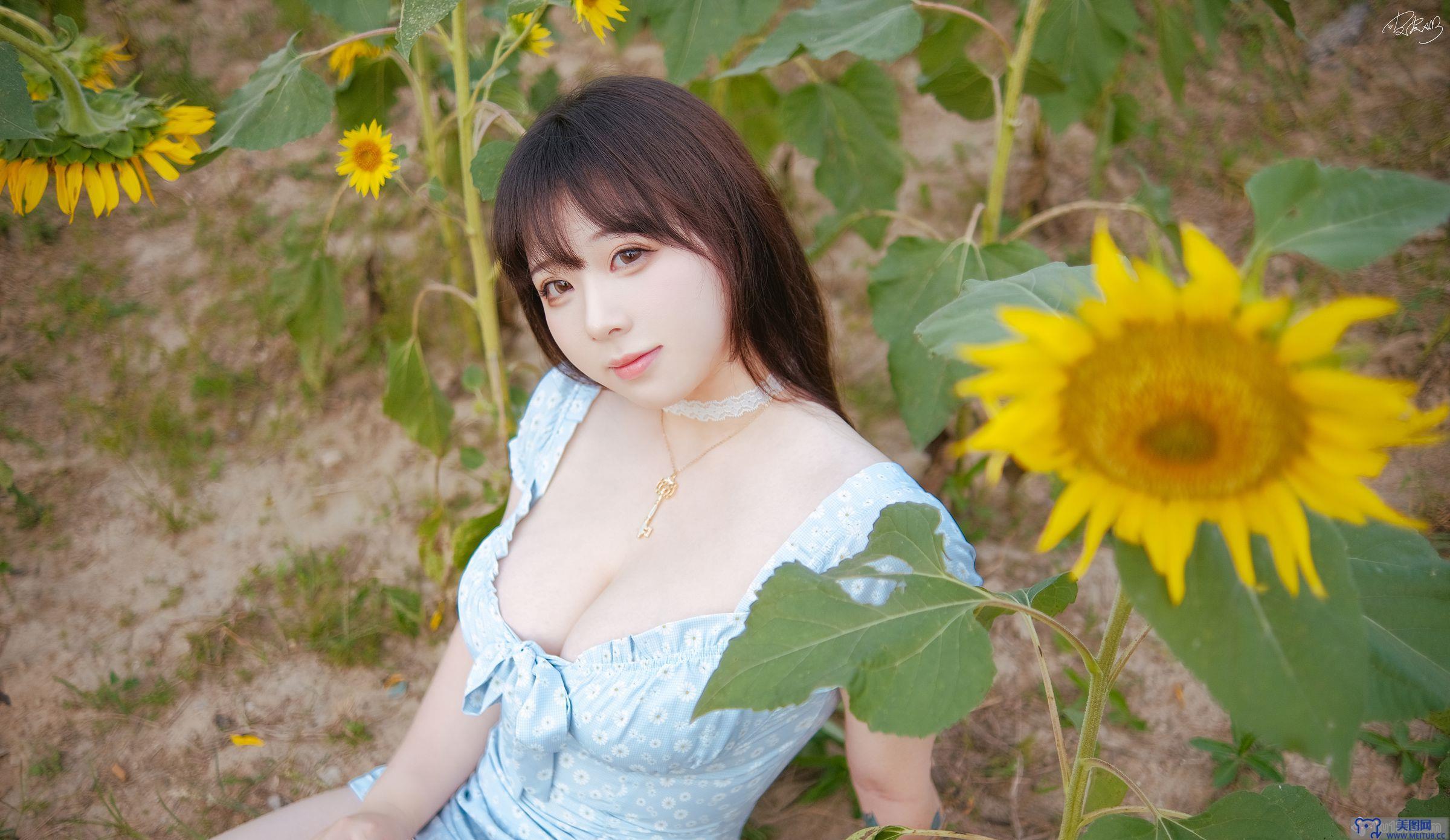 [皮皮奶可可爱了啦] NO.055 彼女向日葵