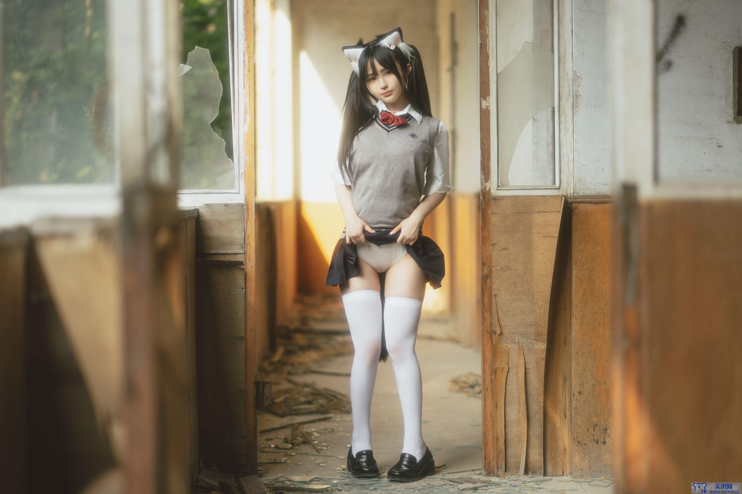 [桜井宁宁] NO.055 废墟jk