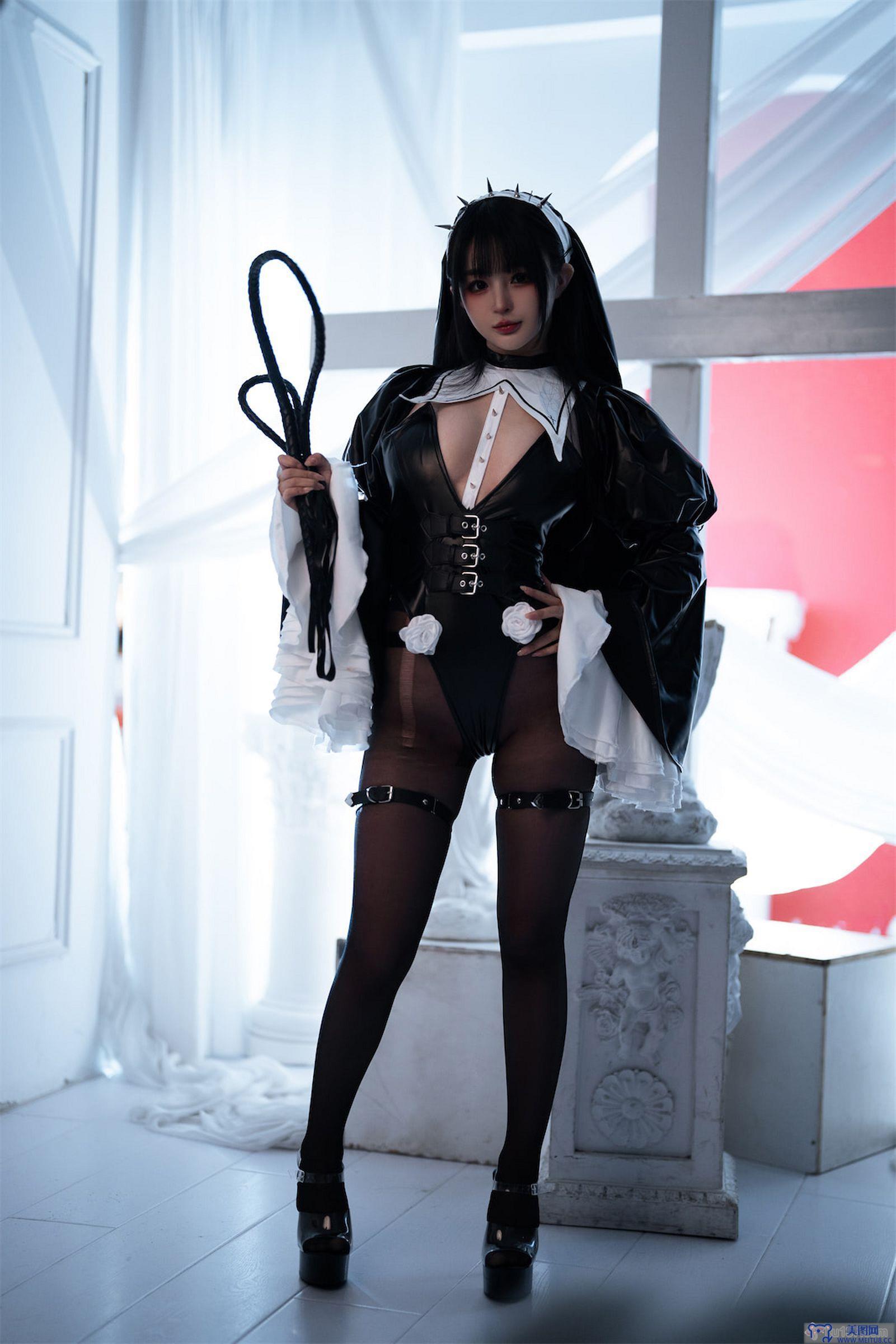 [桜井宁宁] NO.082 皮衣修女