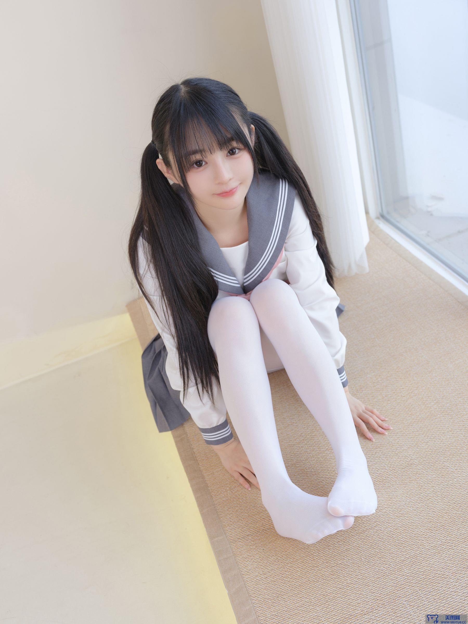 [桜井宁宁] NO.087 白丝JK