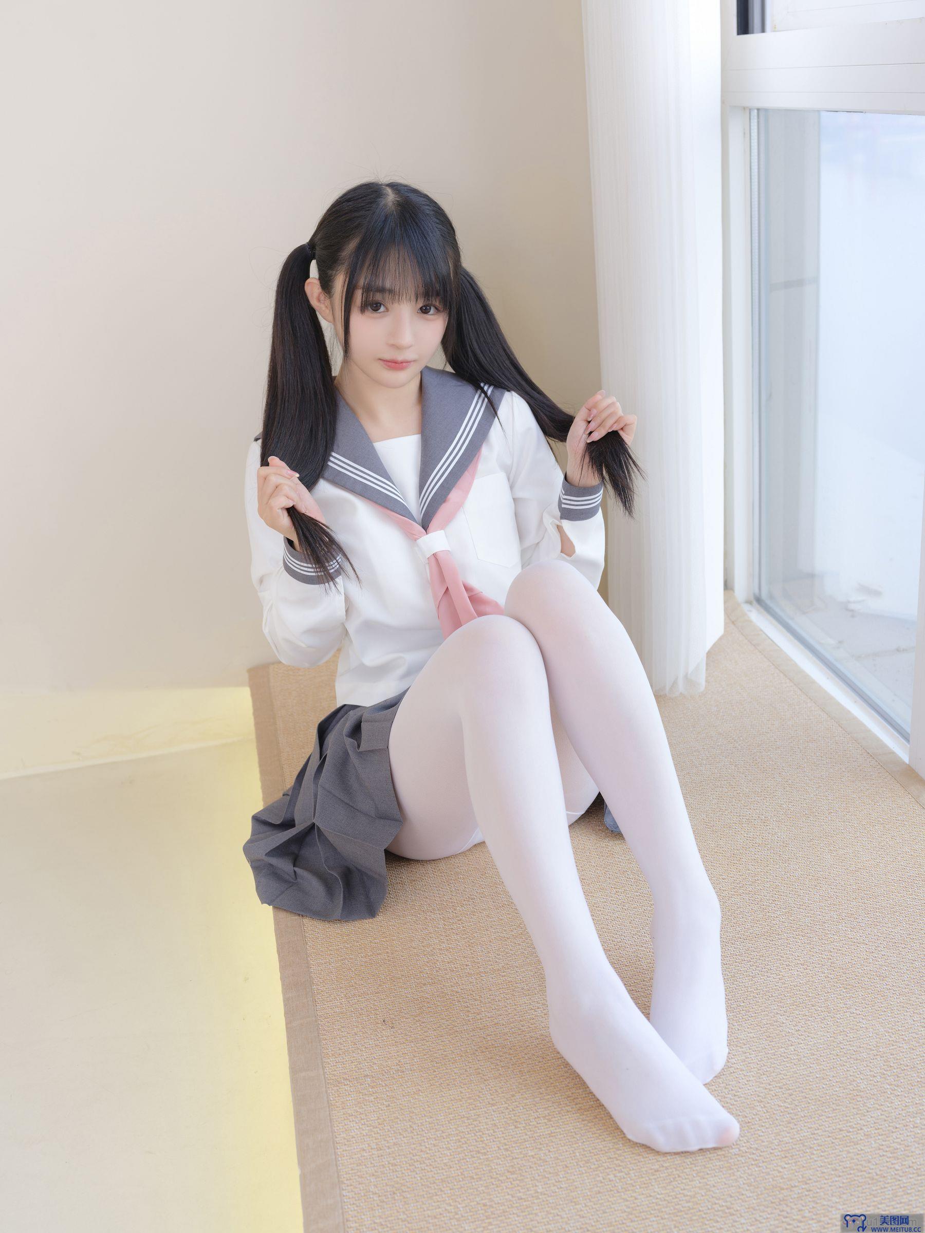 [桜井宁宁] NO.087 白丝JK