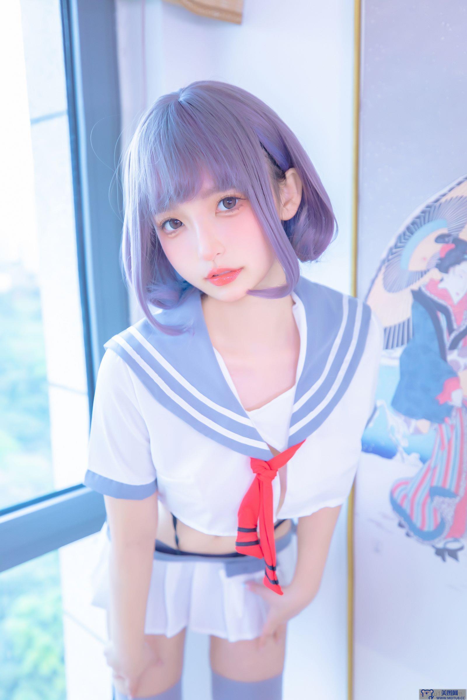 [神楽坂真冬] NO.100 灰丝吊带JK