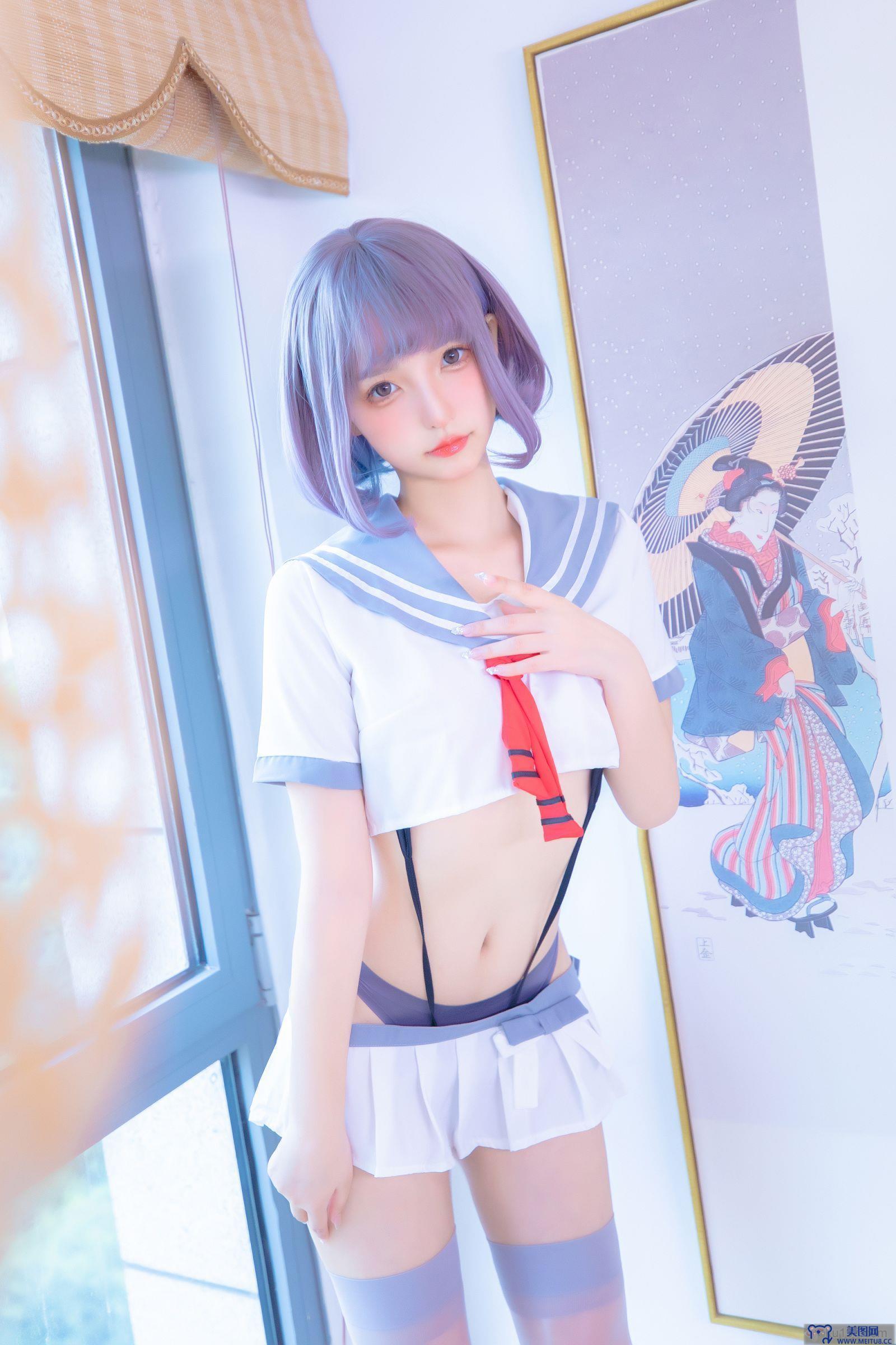 [神楽坂真冬] NO.100 灰丝吊带JK