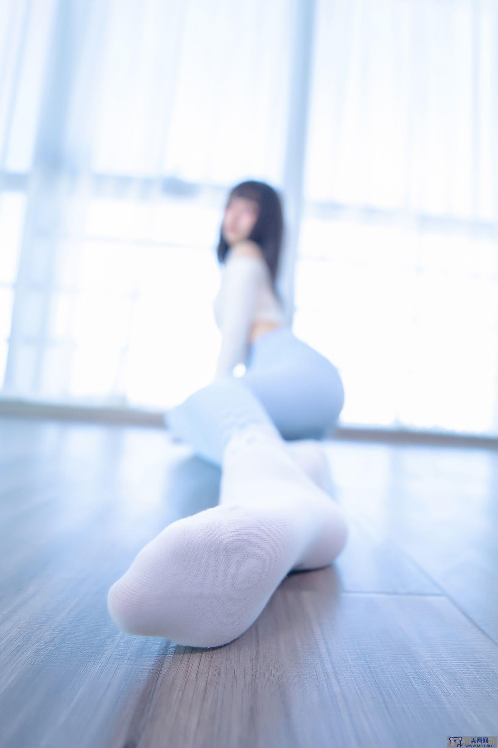 [神楽坂真冬] NO.103 蓝白格