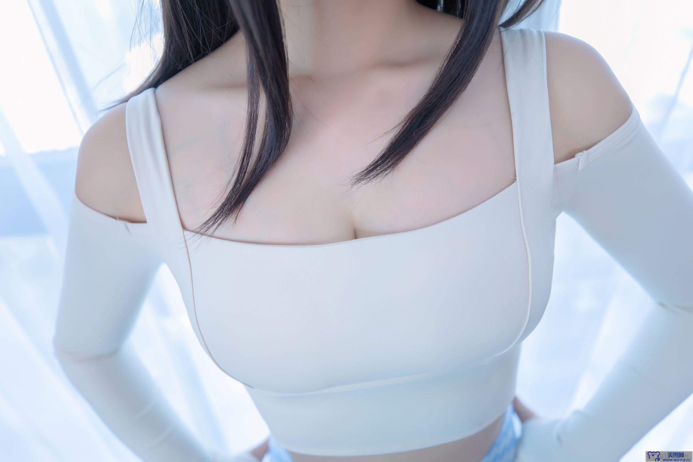 [神楽坂真冬] NO.103 蓝白格