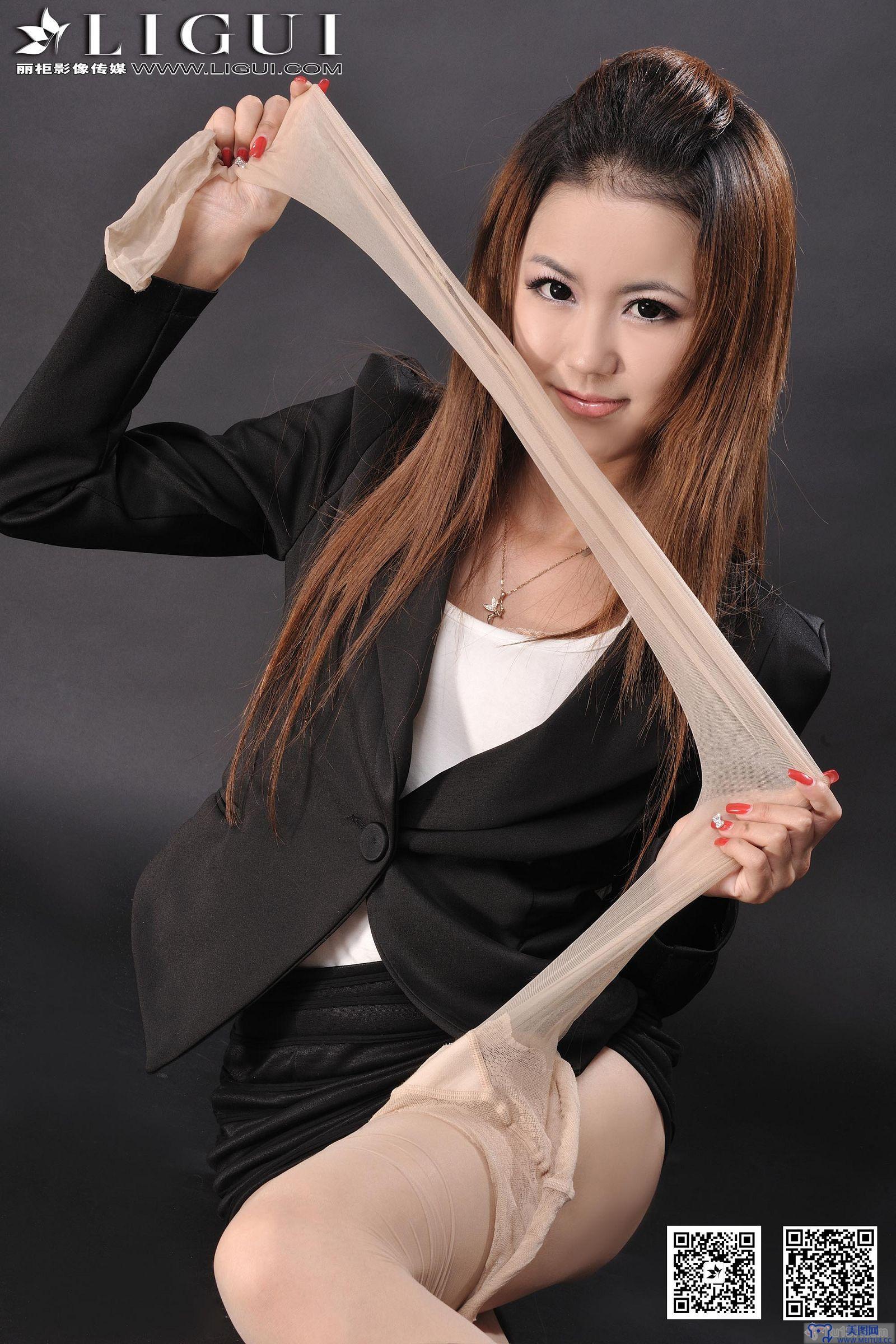 [Ligui丽柜美腿]2014.02.21 Model 可馨