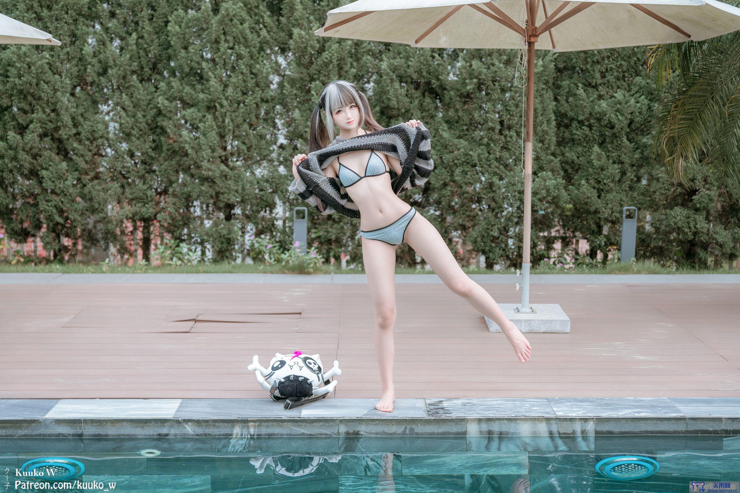 [Kuuko W] NO.171 Grey Bikini