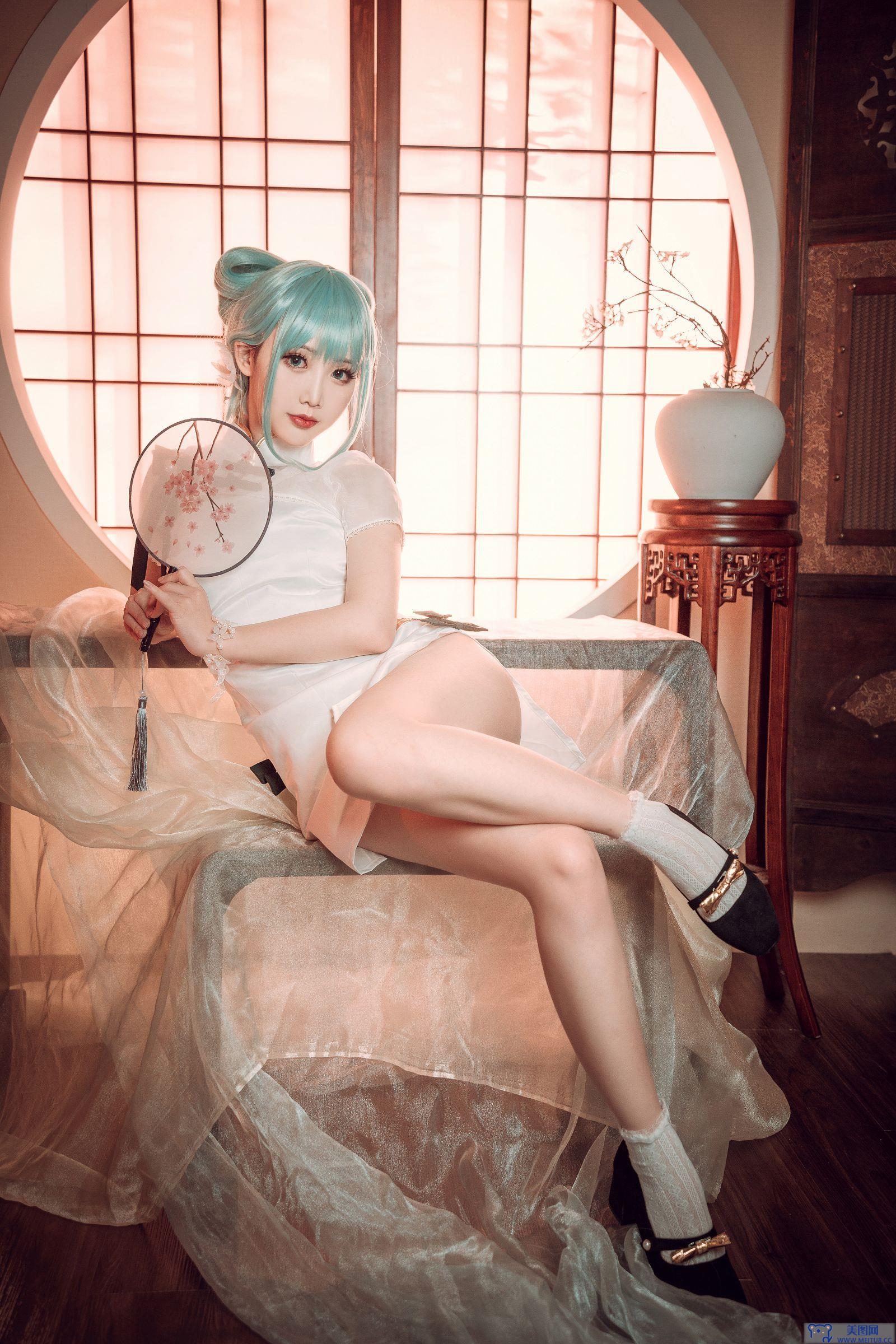 [Coser面饼仙儿] NO.096 初音旗袍