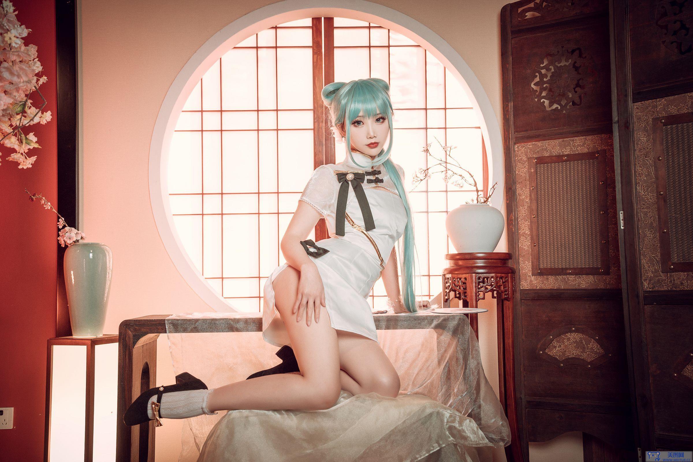 [Coser面饼仙儿] NO.096 初音旗袍