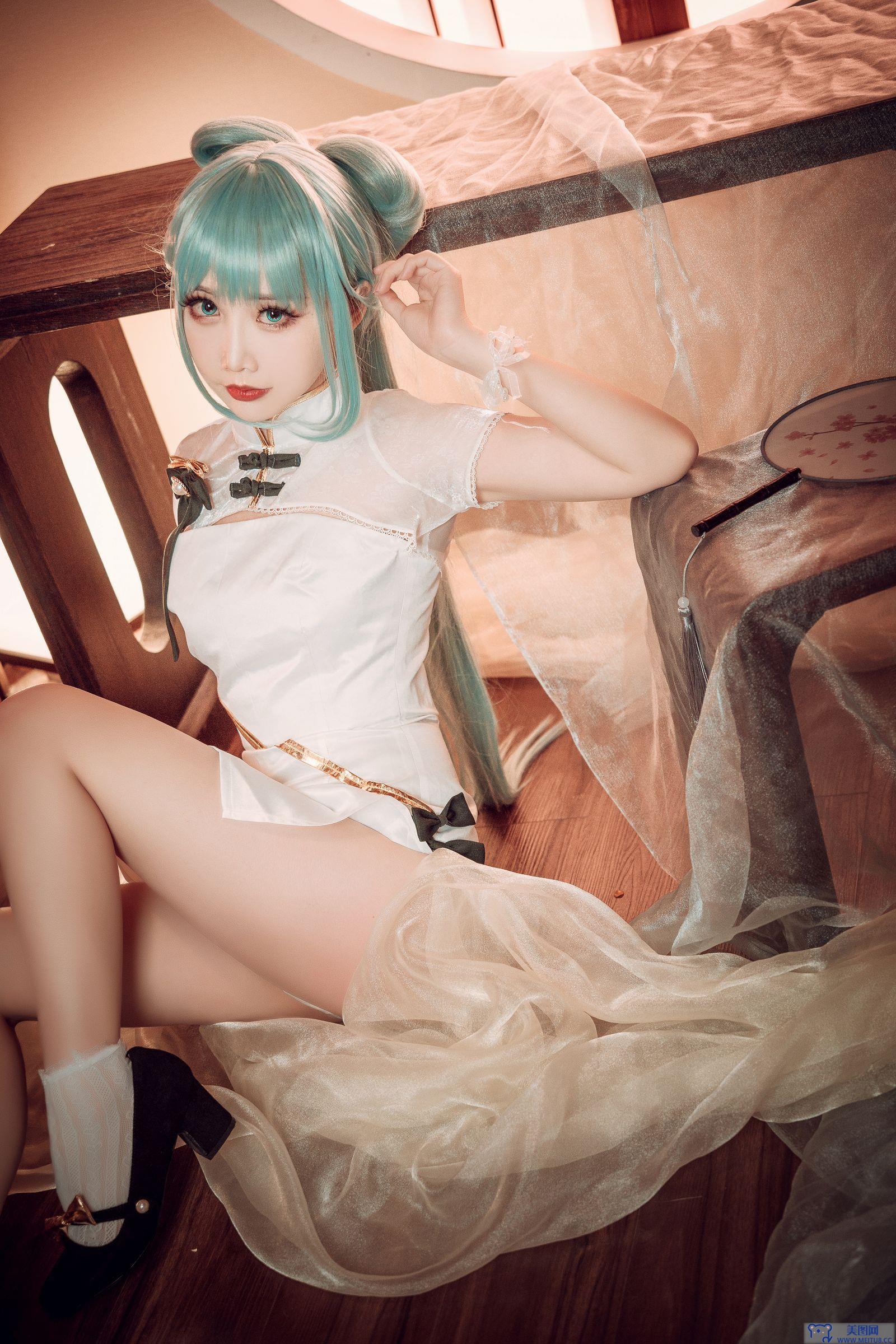 [Coser面饼仙儿] NO.096 初音旗袍