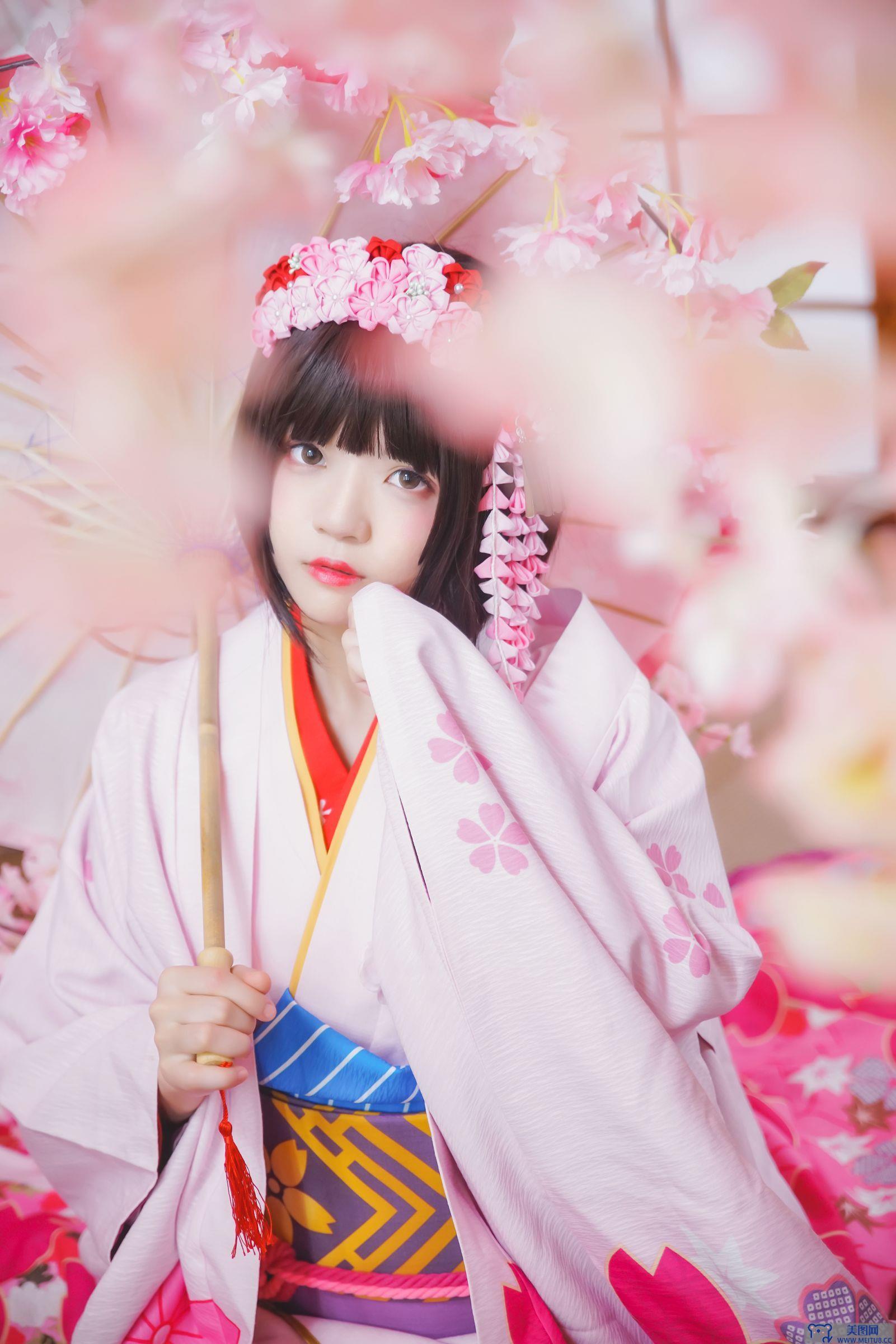 [桜桃喵] NO.029 加藤惠 和服