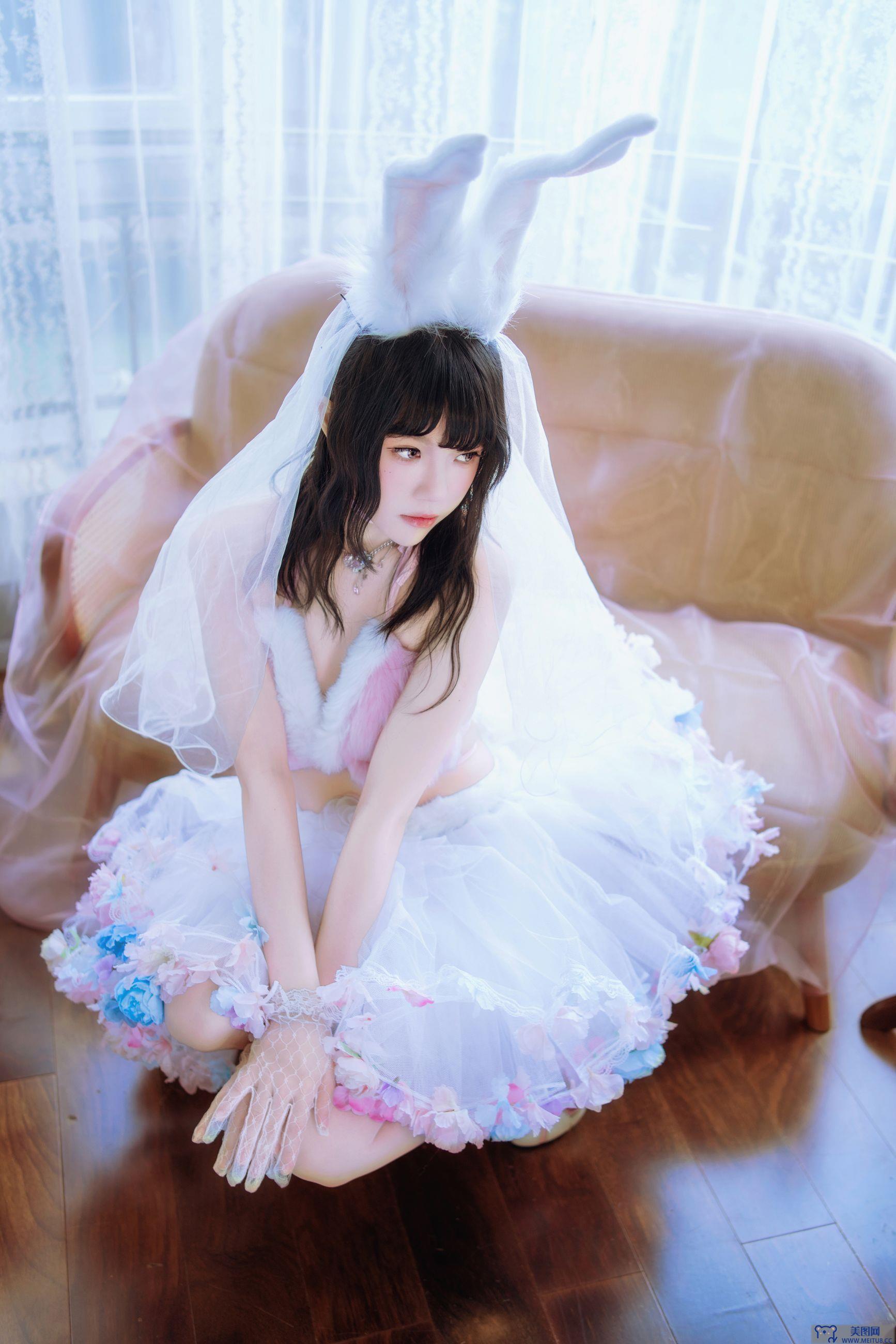 [桜桃喵] NO.191 花嫁兔
