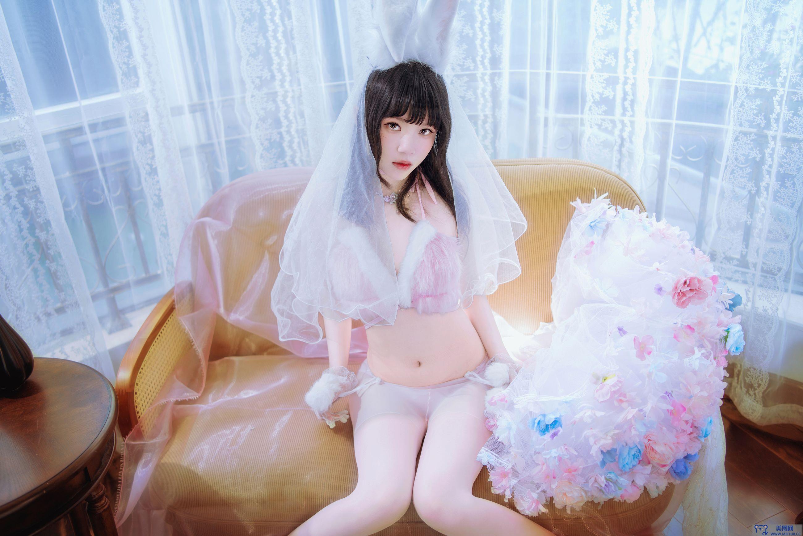 [桜桃喵] NO.191 花嫁兔